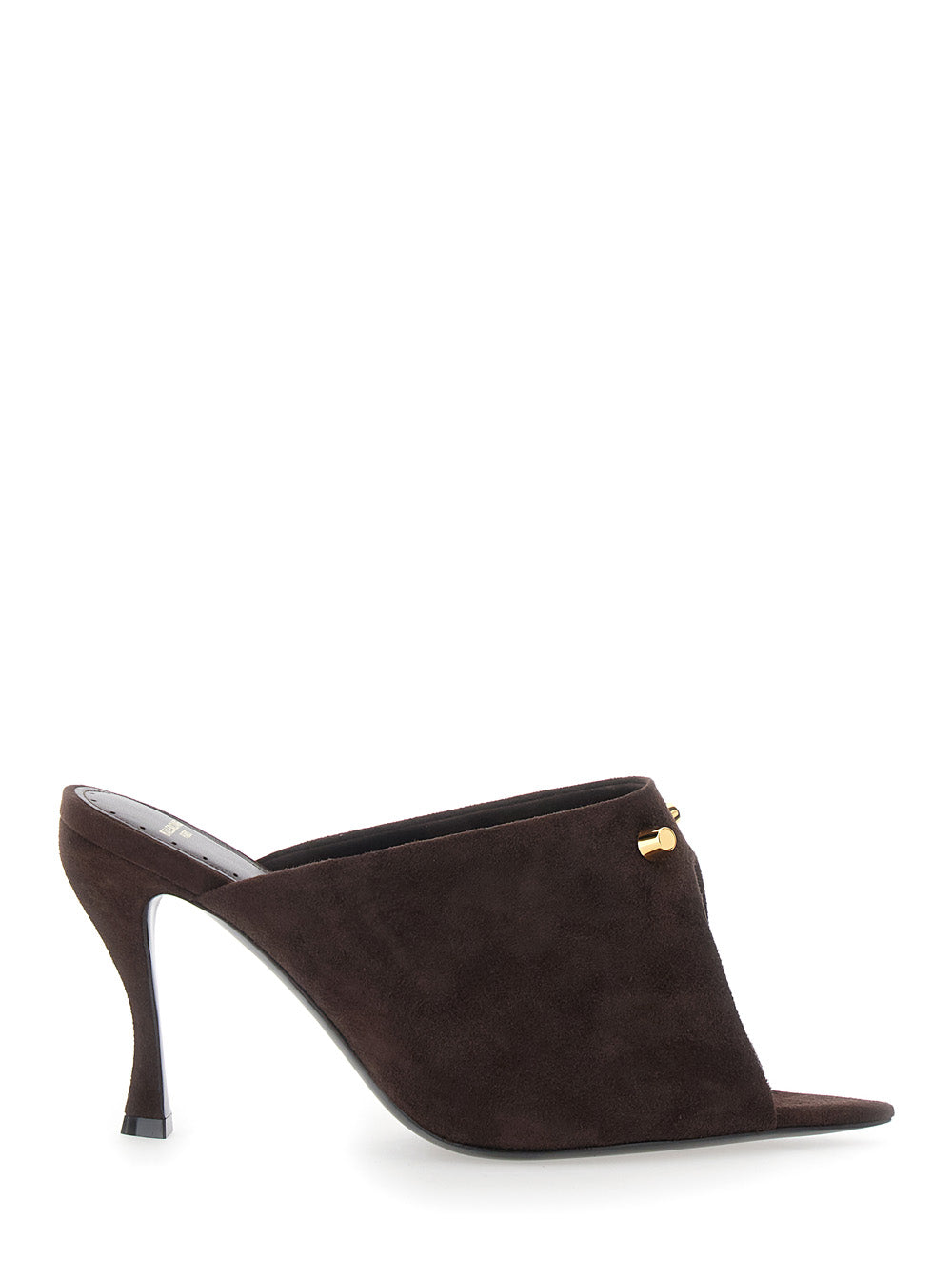 Balenciaga Women Midnight City Mule 95 Suede BALENCIAGA