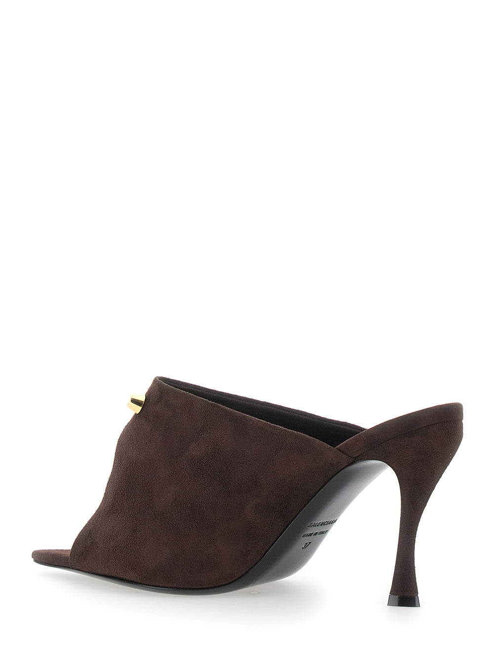 Balenciaga Women Midnight City Mule 95 Suede BALENCIAGA