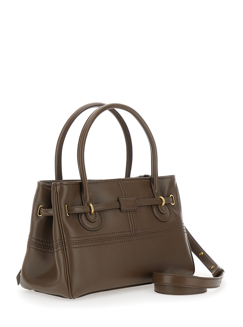 Chloé Women Shoulder Bag Brown With Leather Details CHLOE