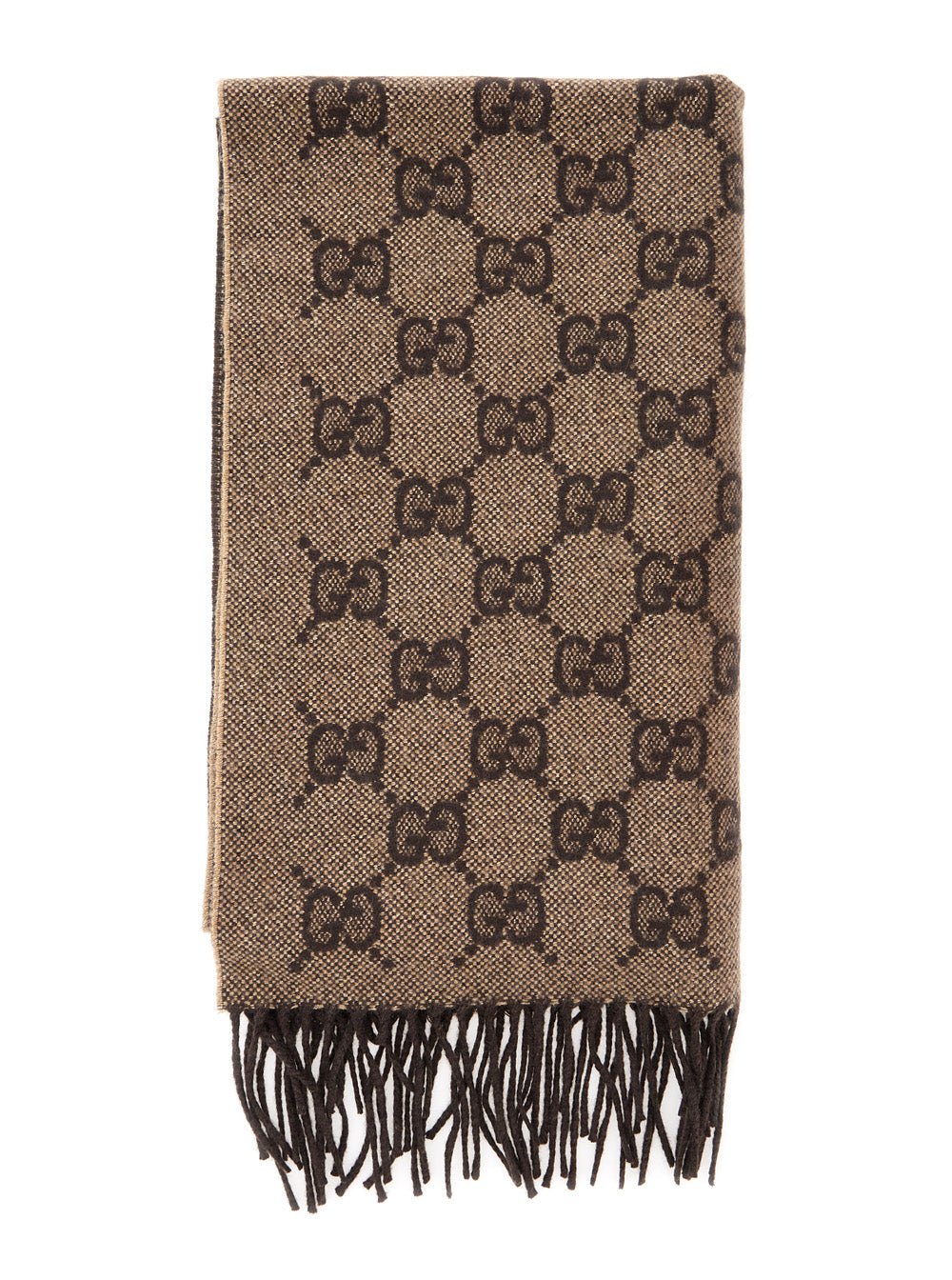 Gucci Women Cashmere Scarf Gg GUCCI