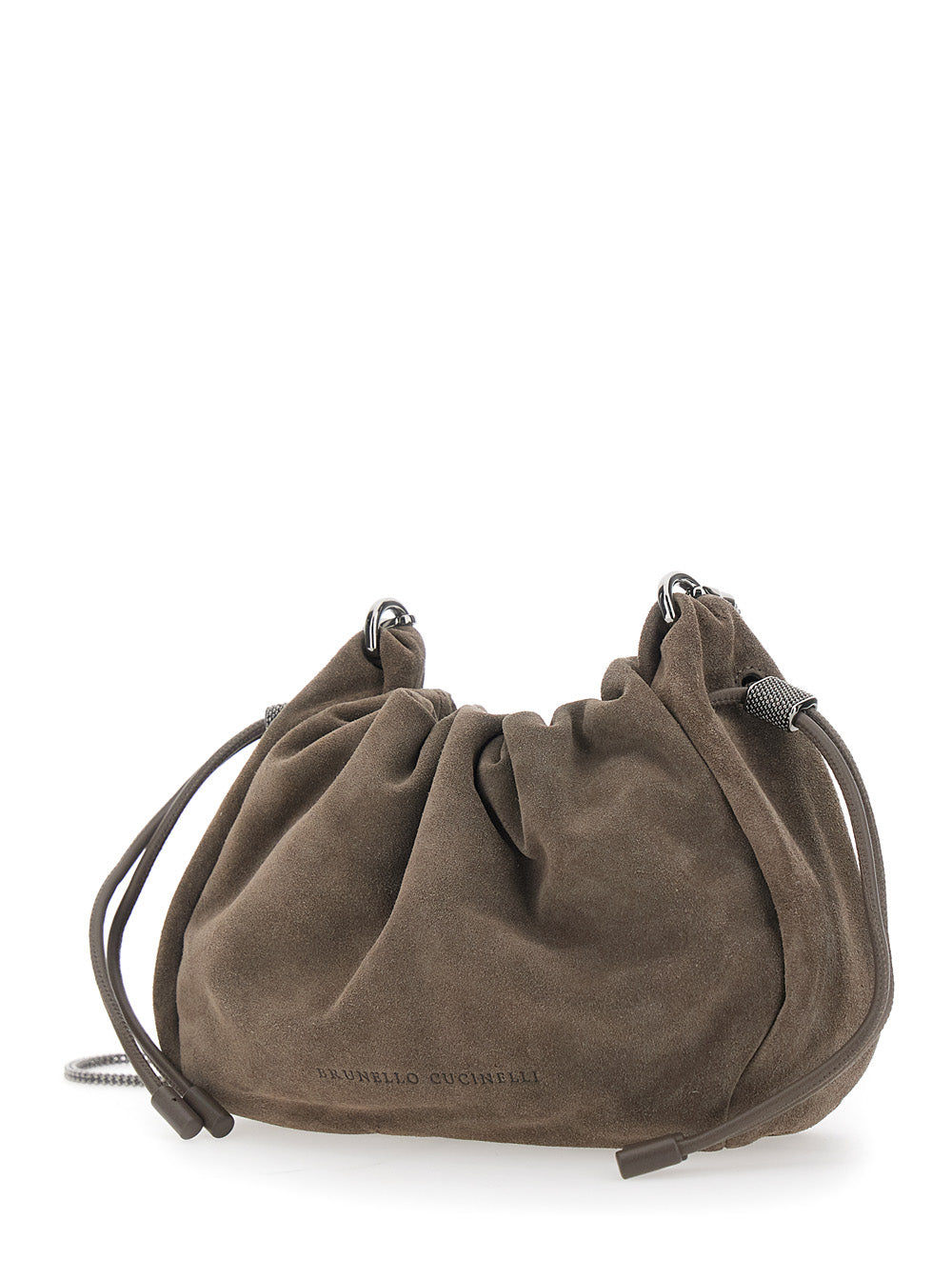 Brunello Cucinelli Women Borsa Bucket Mellow Mini In Camoscio BRUNELLO CUCINELLI