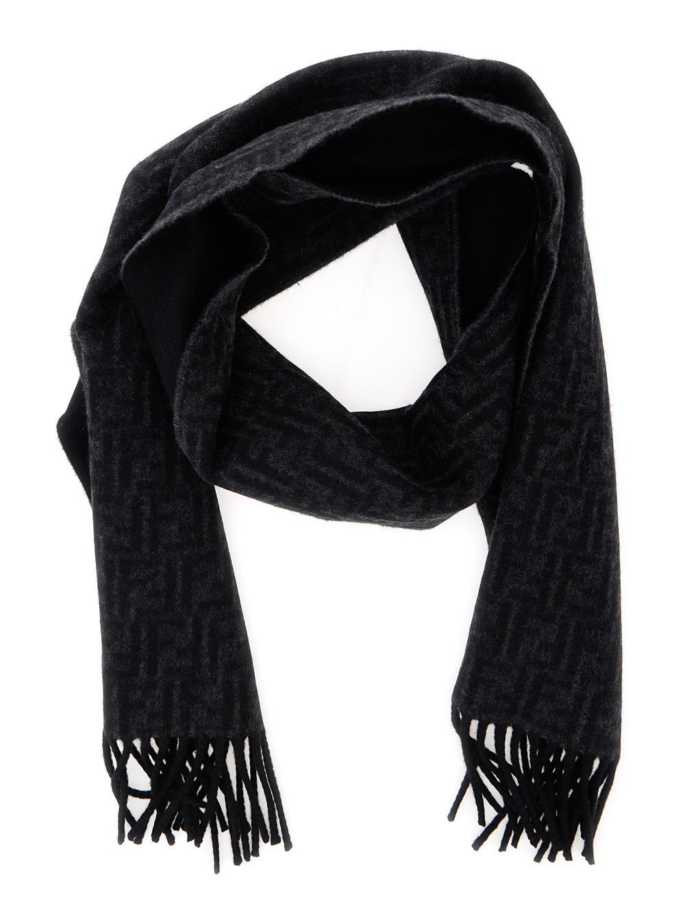 Fendi Men Ff Wool Con Frange FENDI