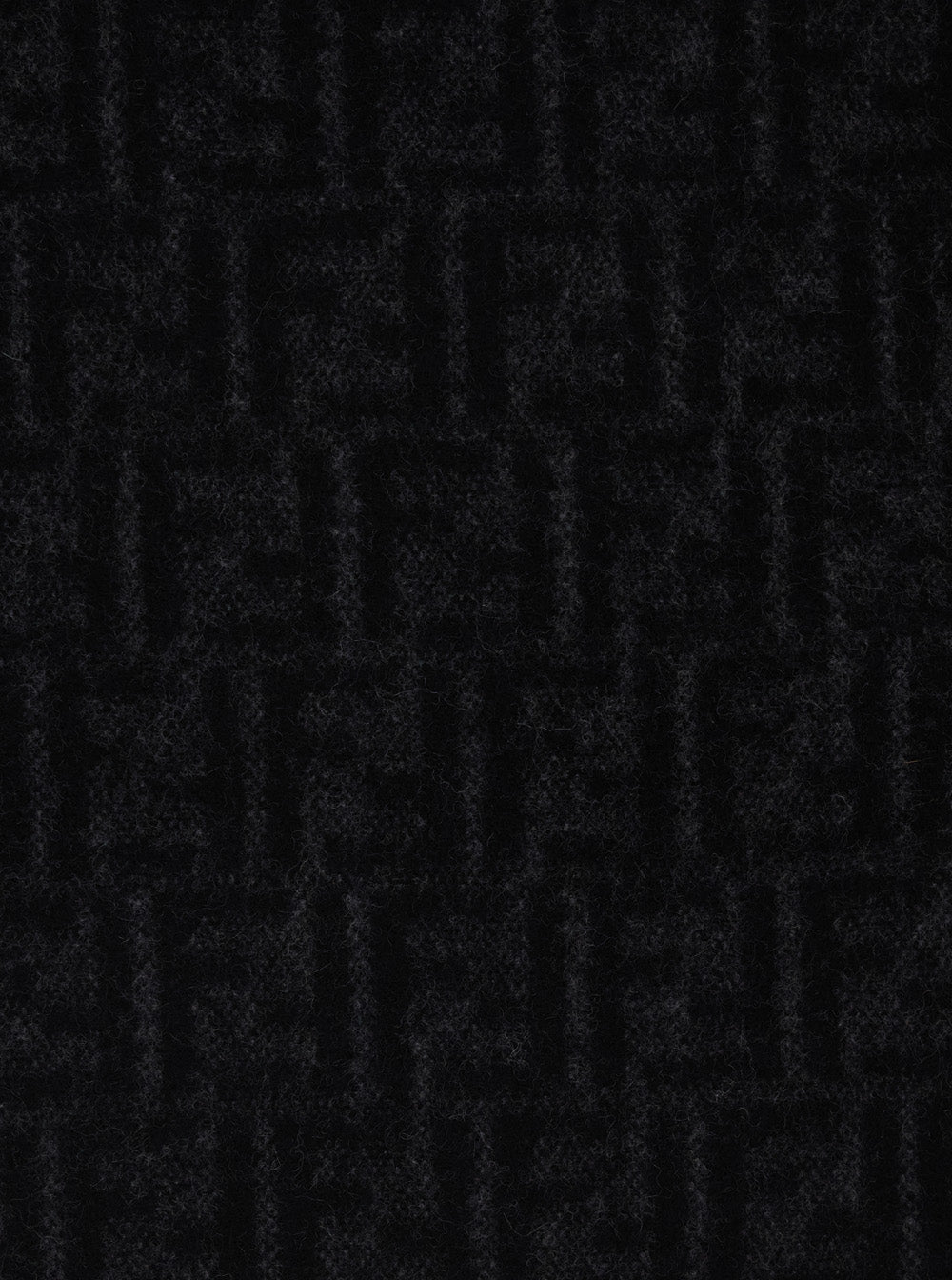 Fendi Men Ff Wool Con Frange FENDI