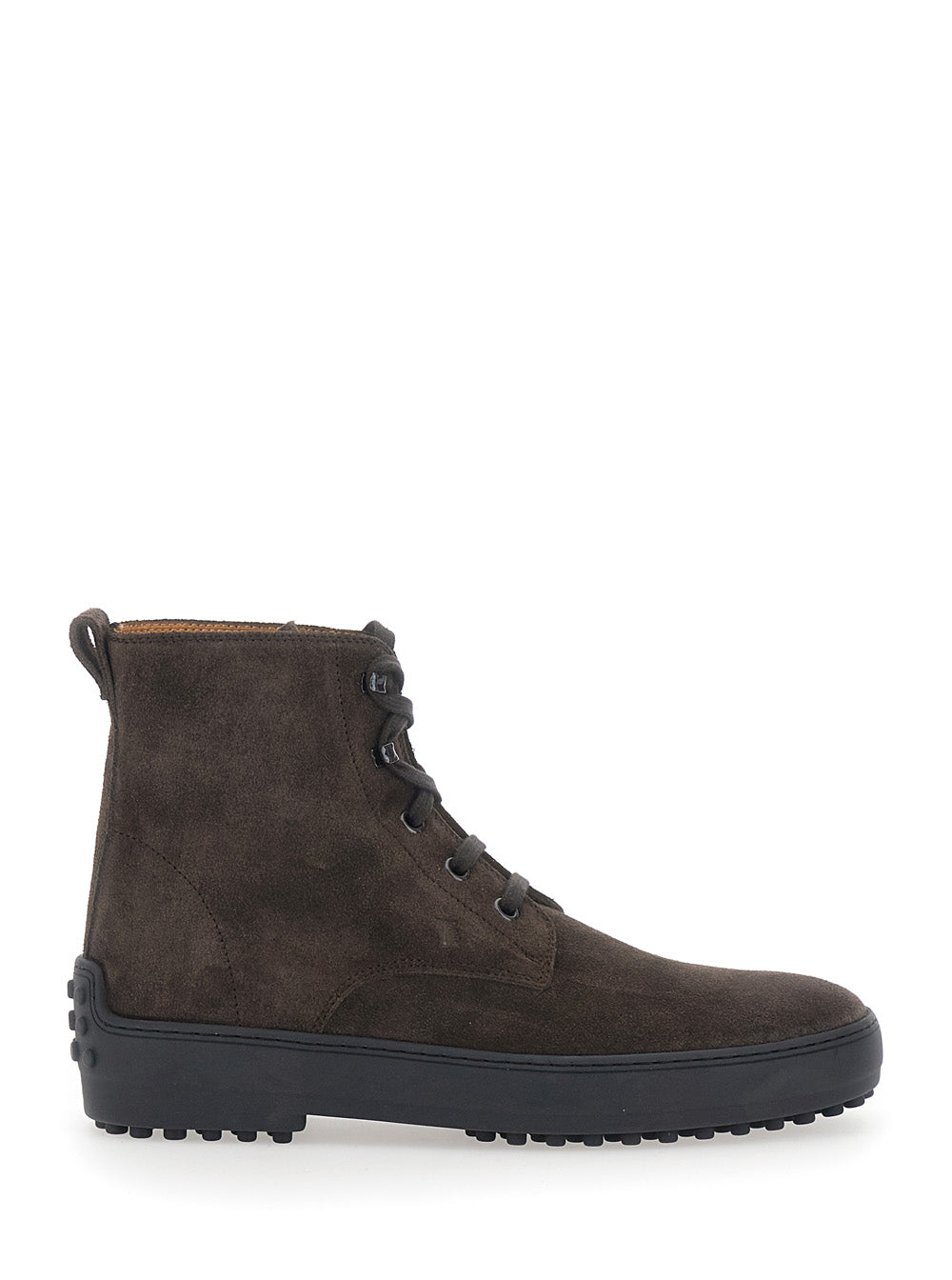 Tod's Women Ankle Boots With Rubber Sole In Brown TOD'S