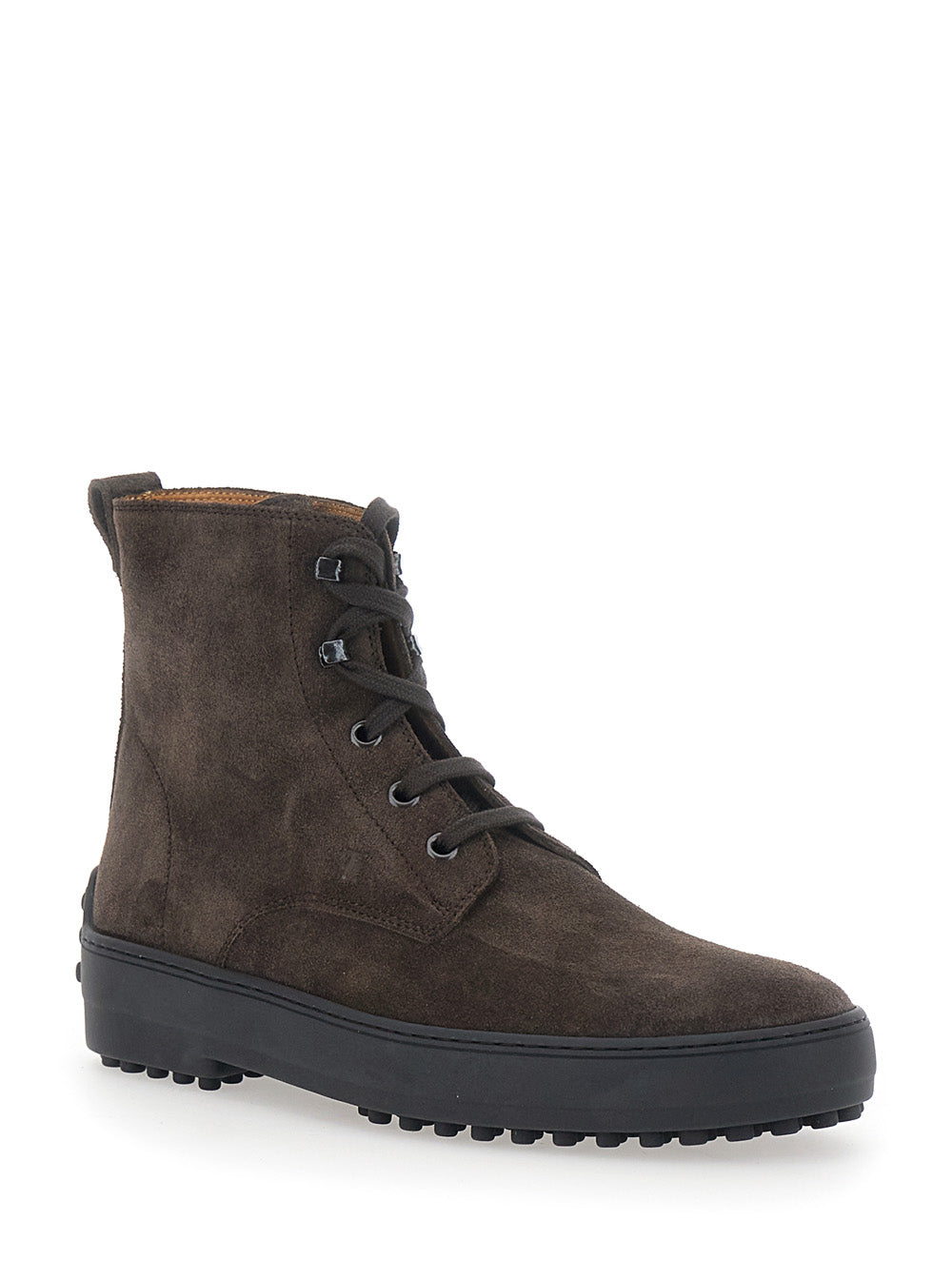 Tod's Women Ankle Boots With Rubber Sole In Brown TOD'S