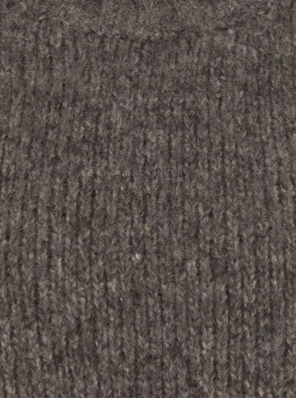 Brunello Cucinelli Men Brown Crewneck Sweater With Ribbed Trims In Cashmere And Silk Men BRUNELLO CUCINELLI