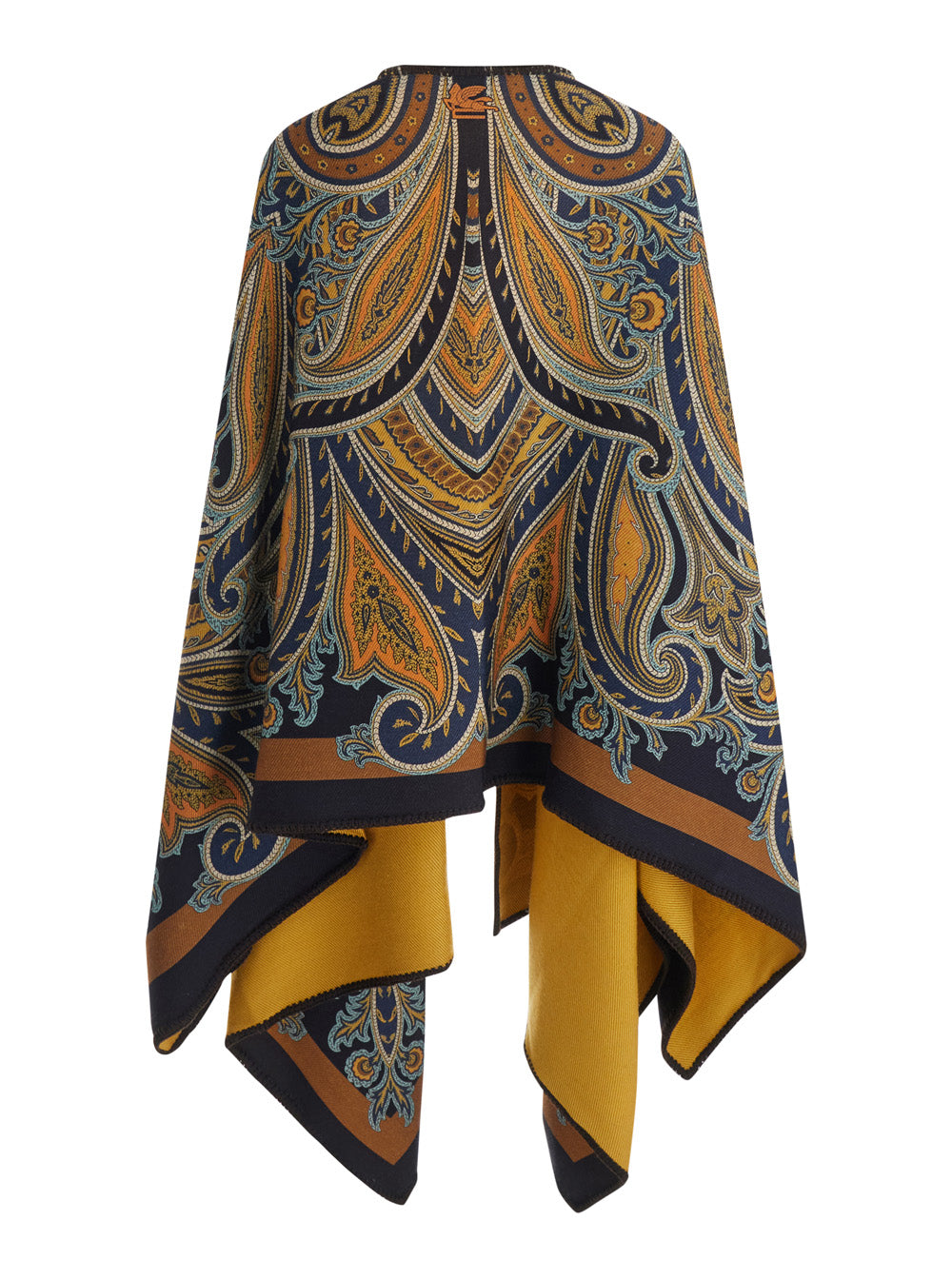 Etro Women Multicolor Cape With All-Over Print In Fabric Women ETRO