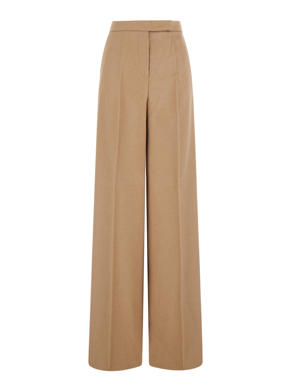 Max Mara Women 'Filato' Beige Pants With Hidden Closure And Front Pleats In Wool For Women MAX MARA