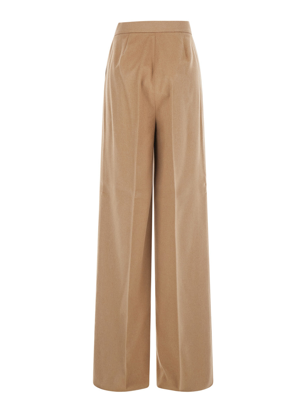 Max Mara Women 'Filato' Beige Pants With Hidden Closure And Front Pleats In Wool For Women MAX MARA