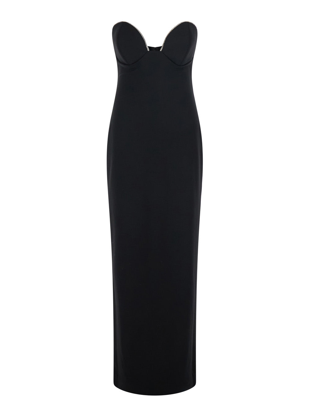 Solace London Women Maxi Sommer Dress In Black Tech Fabric For Women SOLACE LONDON