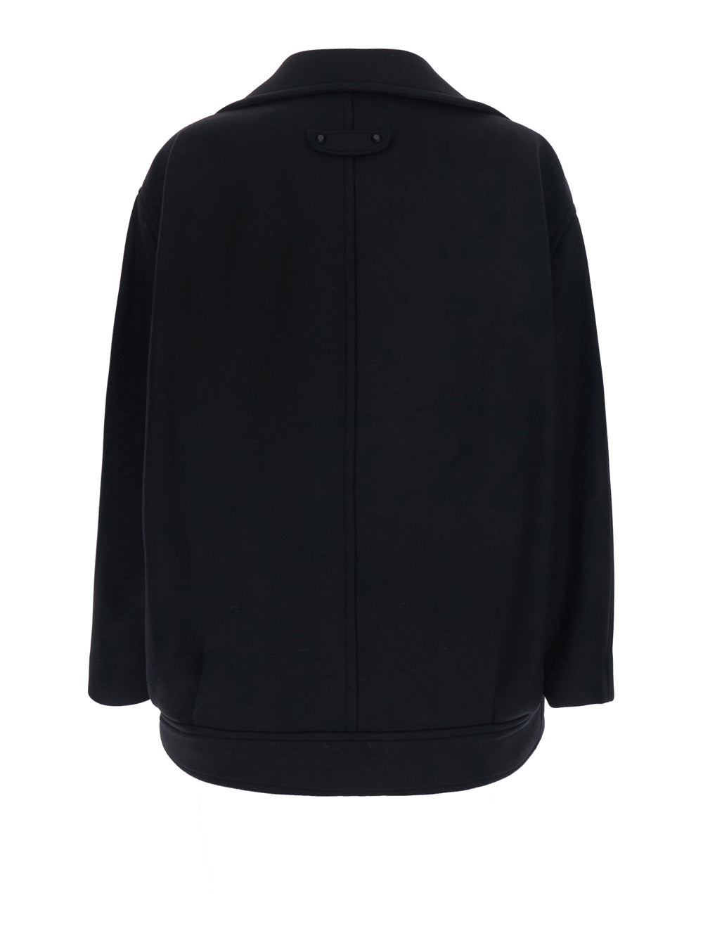 Balenciaga Women Short Cocoon Coat Double Compact Wool BALENCIAGA