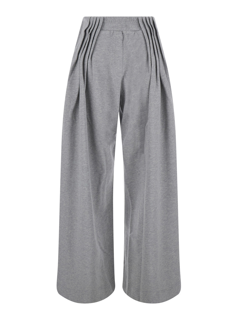 Dries Van Noten Women Hamesa Pants In Gray Tech Fabric With Unisex Details DRIES VAN NOTEN