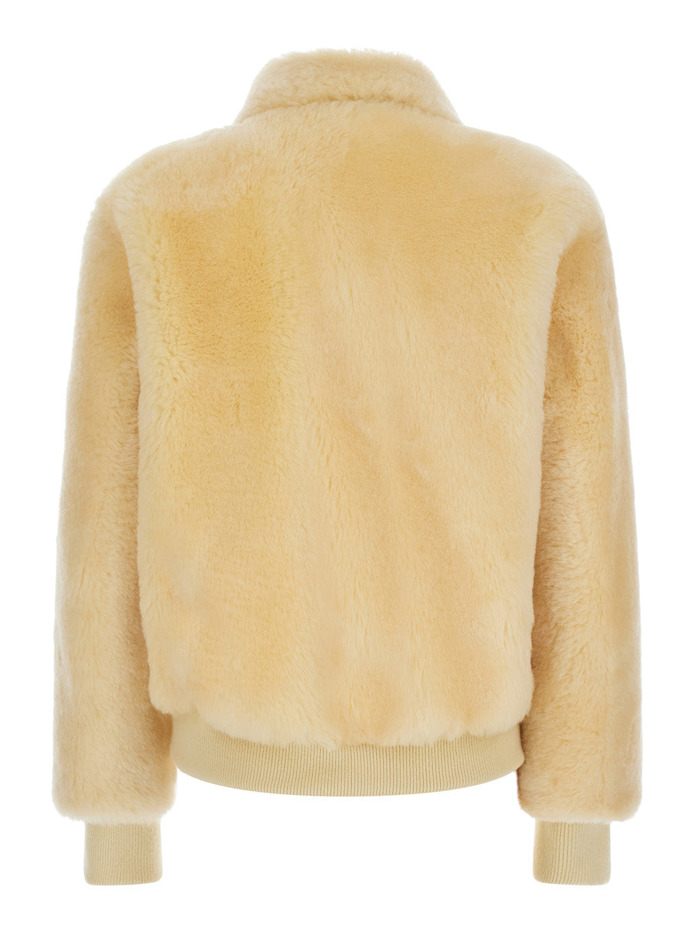Bottega Veneta Women Teddy Straight Shearling Blouson Leather Details BOTTEGA VENETA