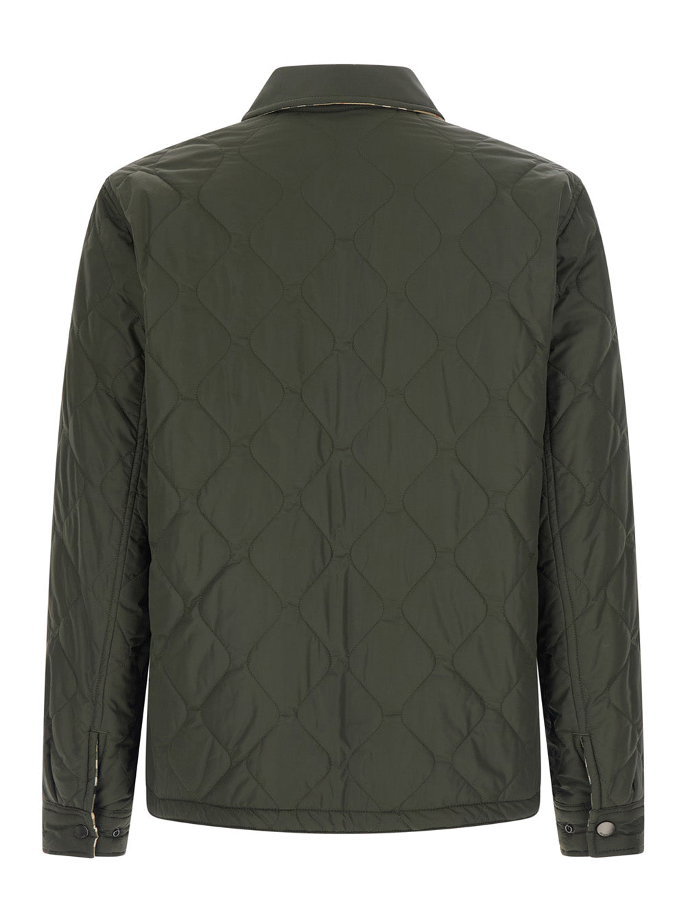 Burberry Men Reversible Jacket With Diamond Stitching In Green Women's BURBERRY