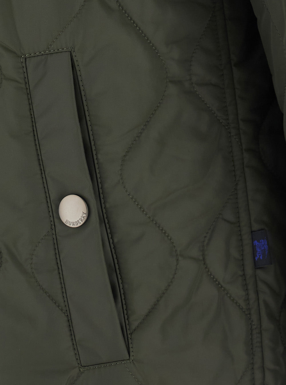 Burberry Men Reversible Jacket With Diamond Stitching In Green Women's BURBERRY