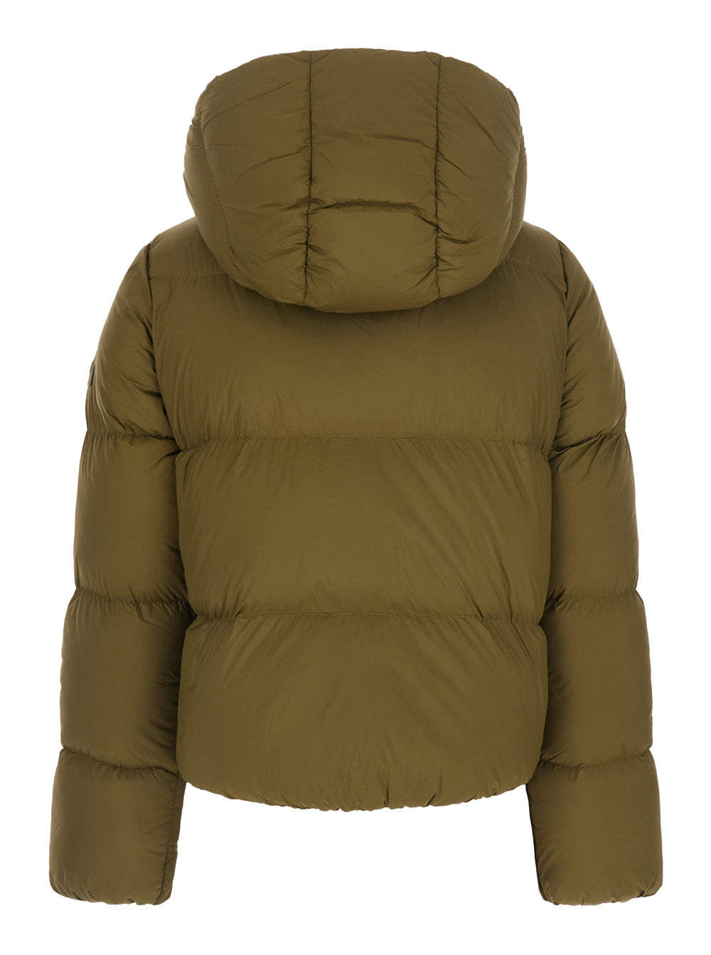 Ganni Women Puffer Green With Quilted Details In Tech Fabric Women GANNI