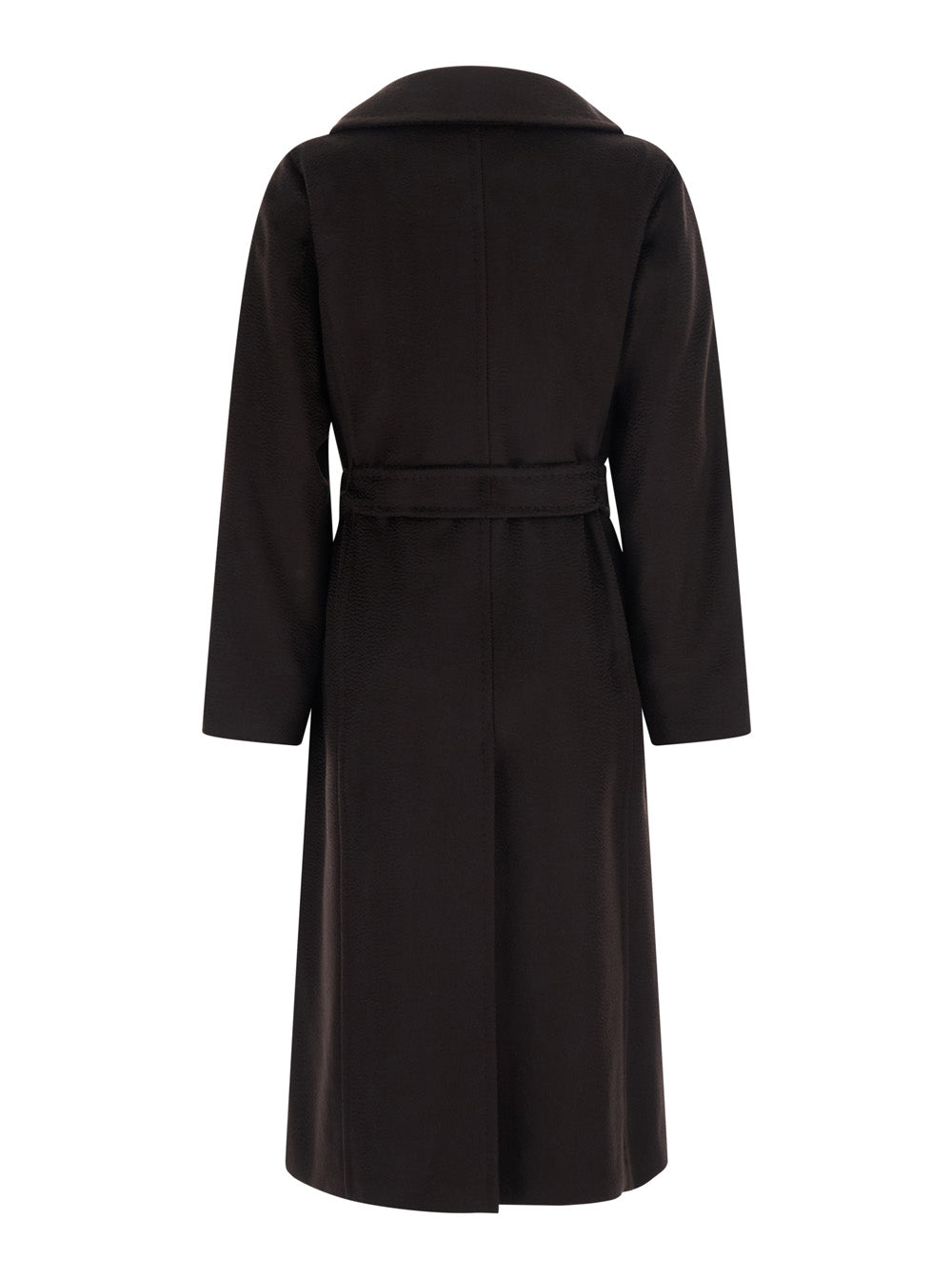 Max Mara Women Coat Manuela With Elegant Details In Tech Fabric In Brown For Women MAX MARA