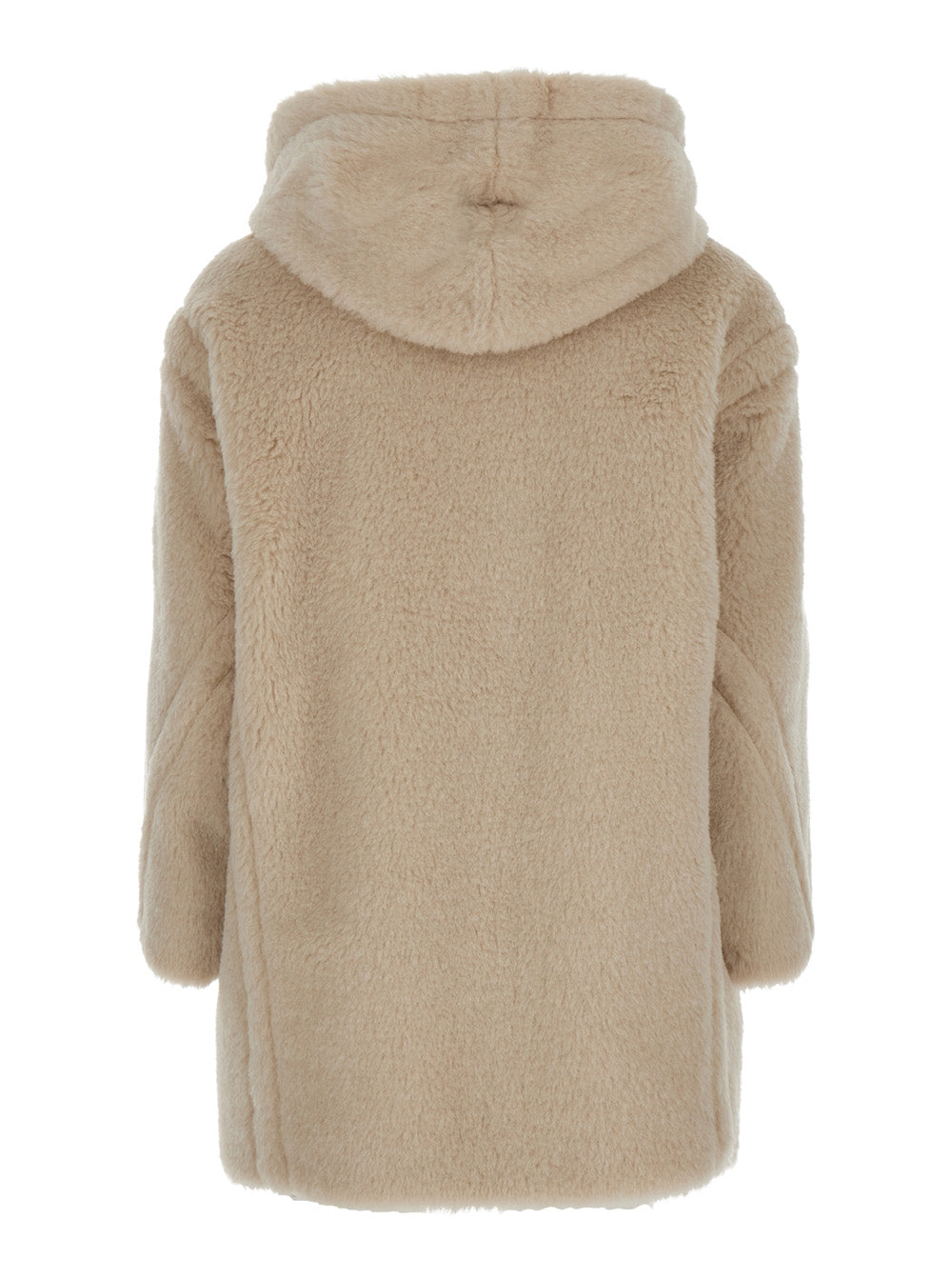Max Mara Women Spadino Coat With Notched Revers And Long Sleeves In White Tech Fabric For Women MAX MARA