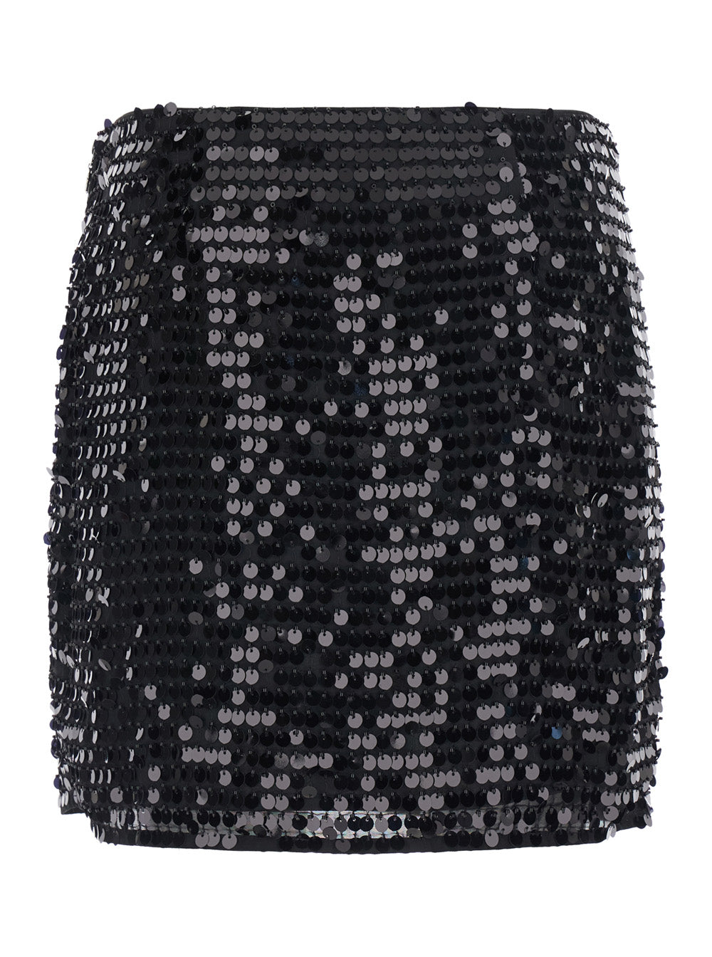 Rotate Women Skirt Sequins Mini Skirt With Black Polyester Fabric For Women ROTATE