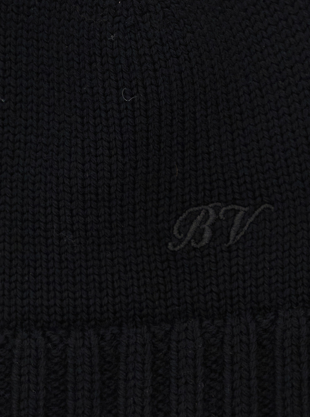 Bottega Veneta Men Classic Wool 
Knit Beanie/
Black BOTTEGA VENETA