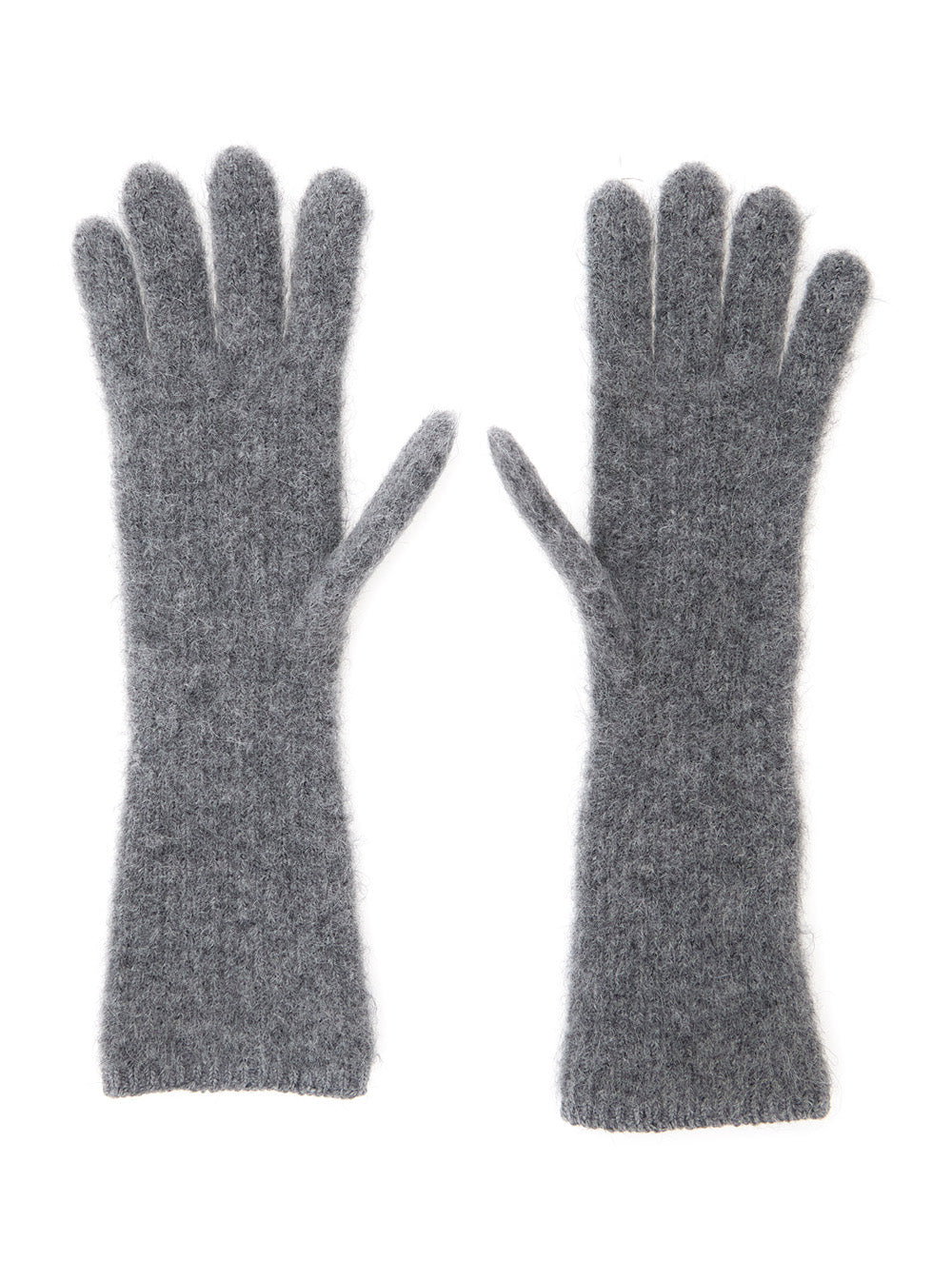 Jacquemus Women Les Gants Gros Grain Are Gloves Characterized By A Composition Of Alpaca Wool, Nylon, And Merino Wool In Gray Unisex JACQUEMUS