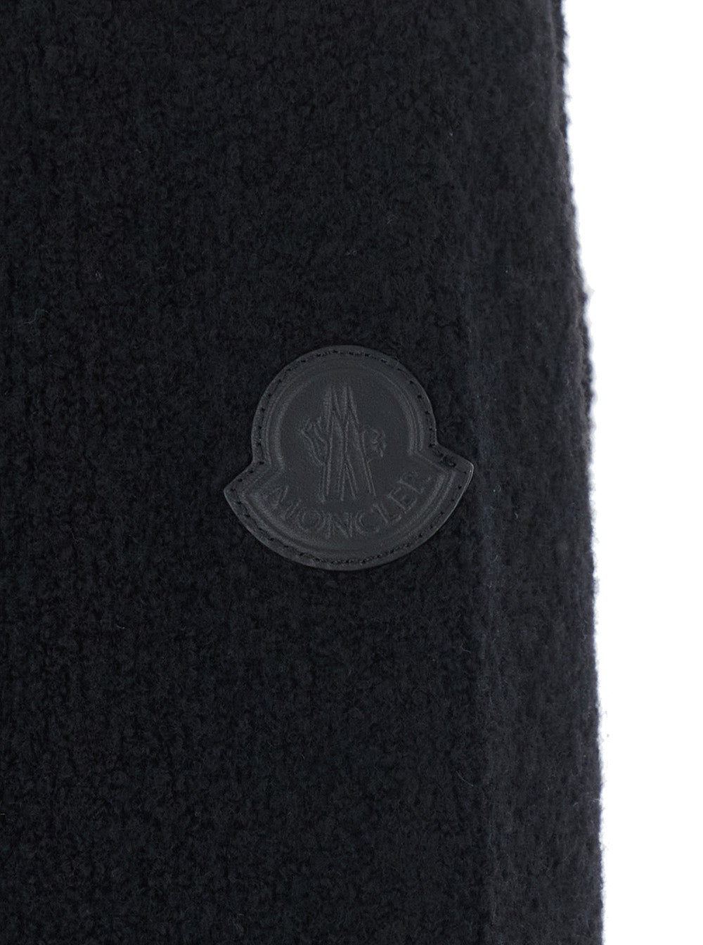 Moncler Women Black Jacket With Logo Patch On Sleeve In Tech Fabric For Women MONCLER