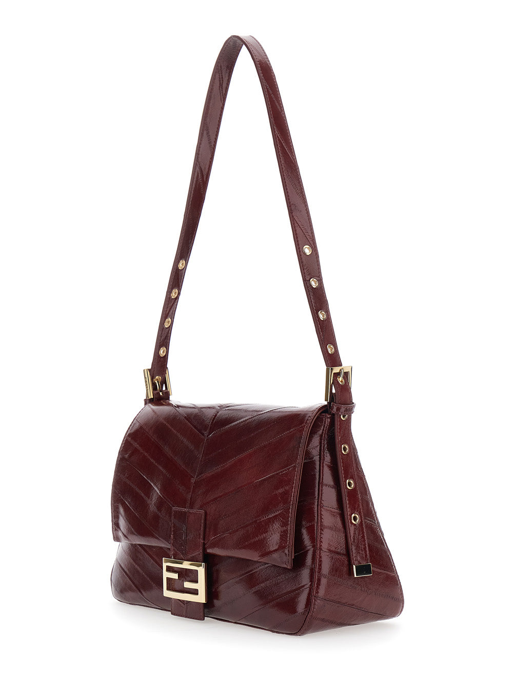 Fendi Women Flap 26325 Missina Chevron FENDI