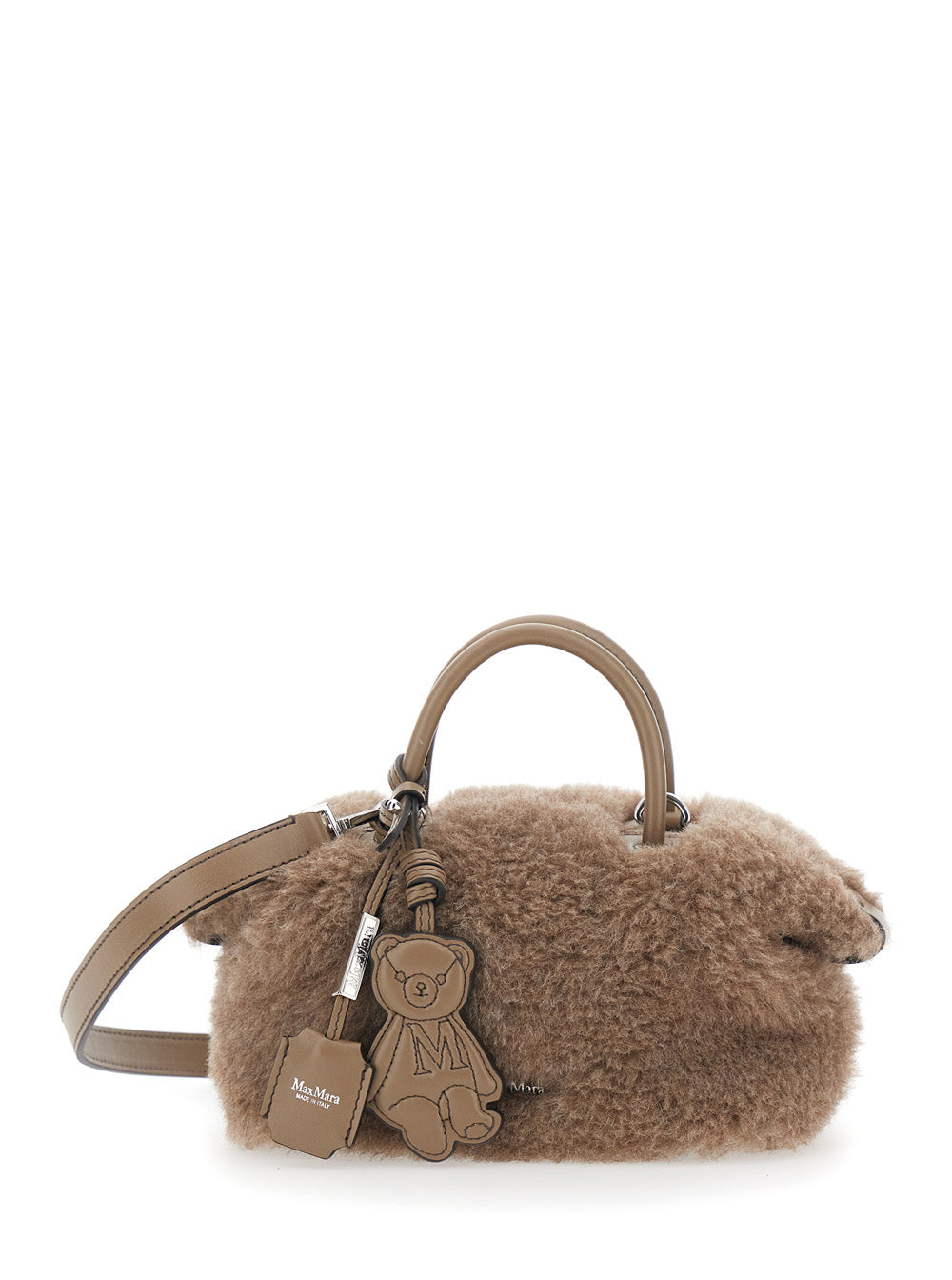 Max Mara Women Ted Hold All S4 Bag With Handles And Zip Closure, Tech Fabric, Beige, Women MAX MARA