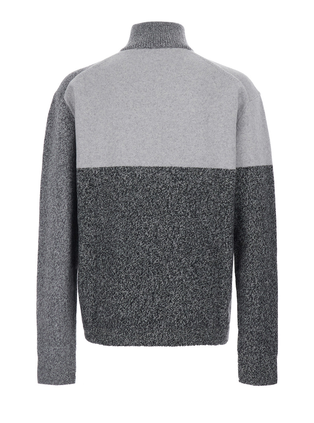 Jacquemus Men Le Camionneur Orlando Is A Gray Cotton Sweater With A Crew Neck And Long Sleeves, Unisex JACQUEMUS