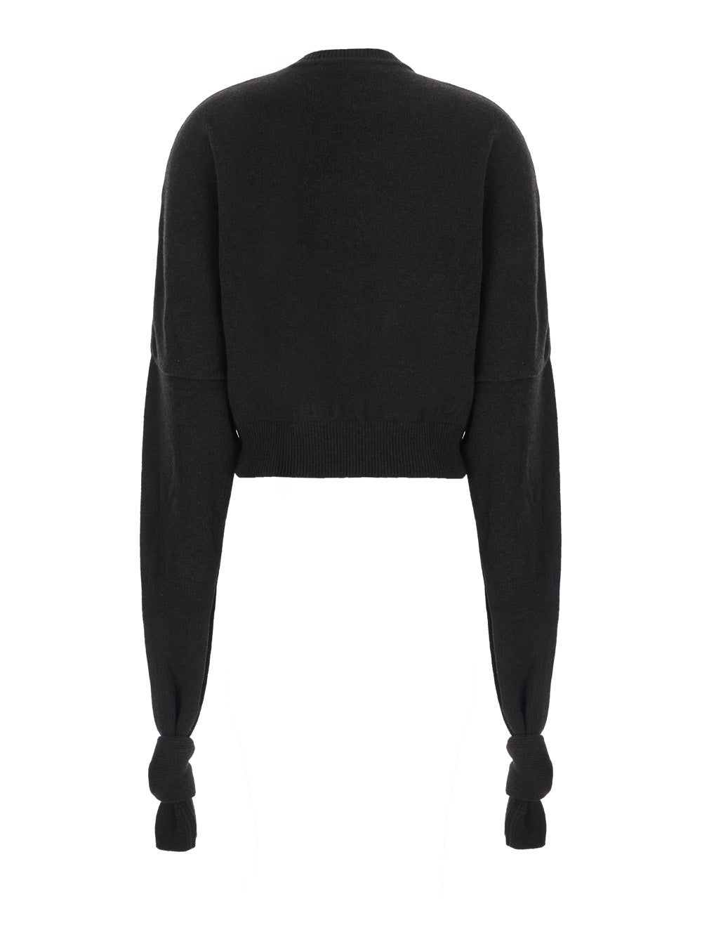 Jacquemus Women Le Pull Fiocco Is A Sweater With A High Collar And Long Sleeves In Brown Merino Wool And Cashmere For Women JACQUEMUS
