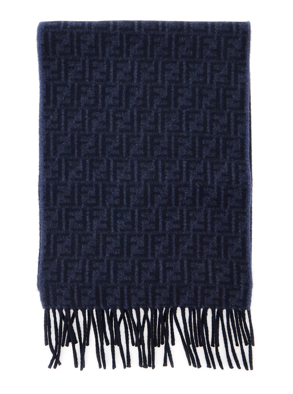 Fendi Men Ff Wool Con Frange FENDI