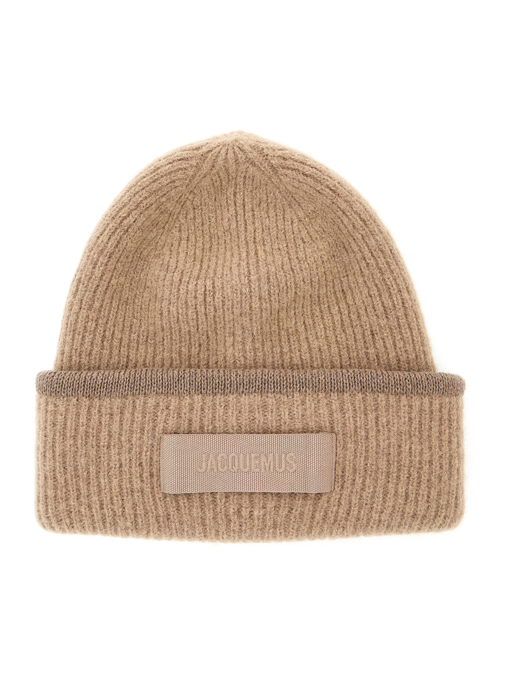 Jacquemus Women Le Bonnet Gros Grain Cap With Visor In Alpaca And Merino Wool Beige Unisex JACQUEMUS