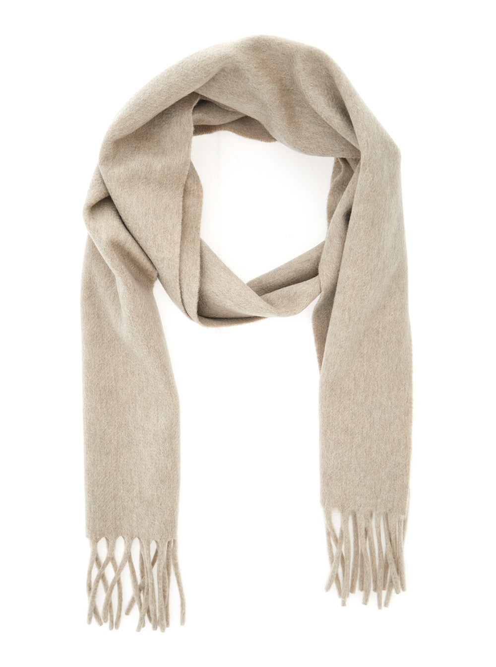 Jacquemus Women The Horsebit Scarf With Details In 100% Virgin Wool And Beige Color Unisex JACQUEMUS