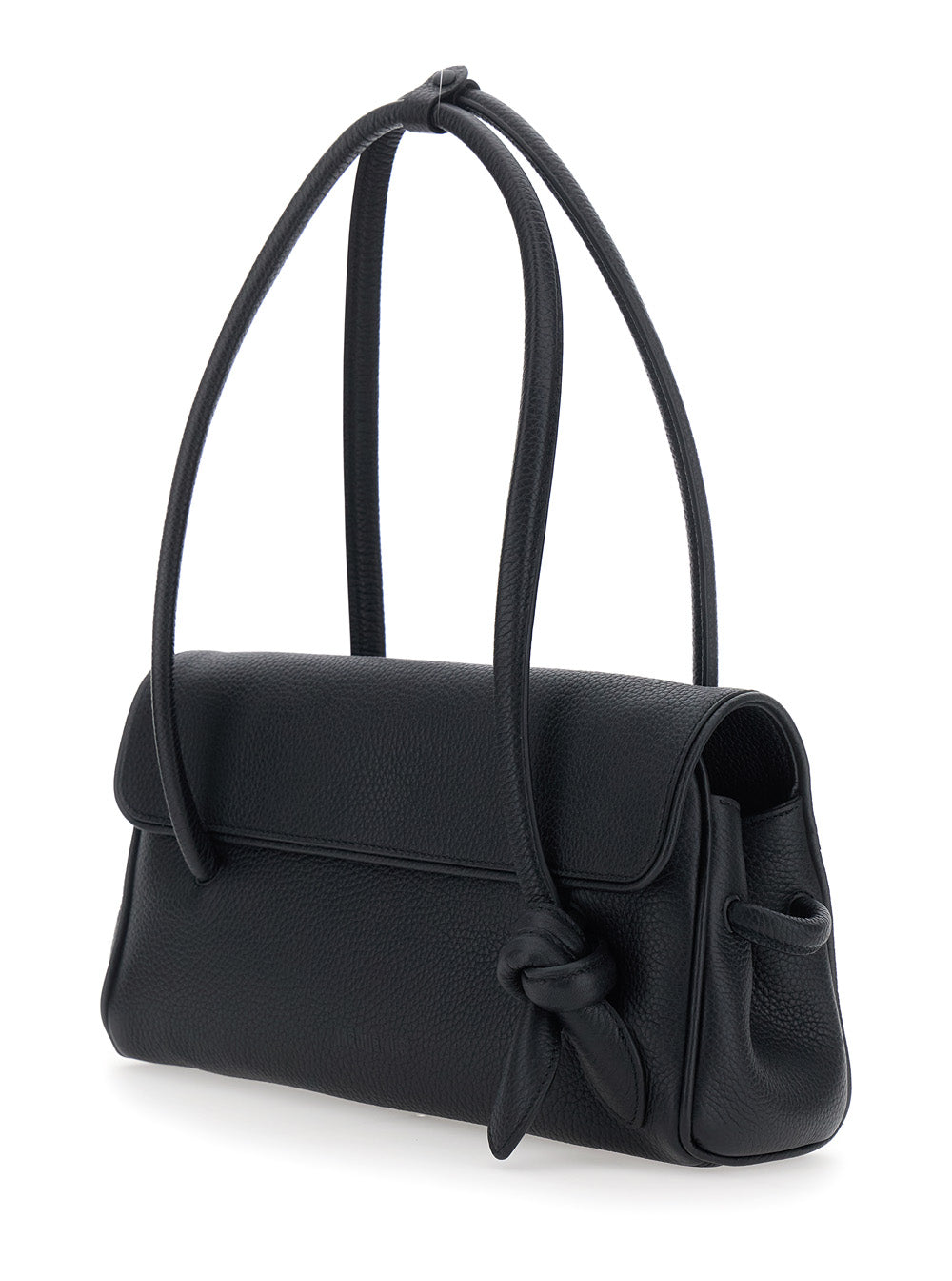 Jacquemus Women Le Turismo Long Is A Unisex Black Calf Leather Shoulder Bag JACQUEMUS