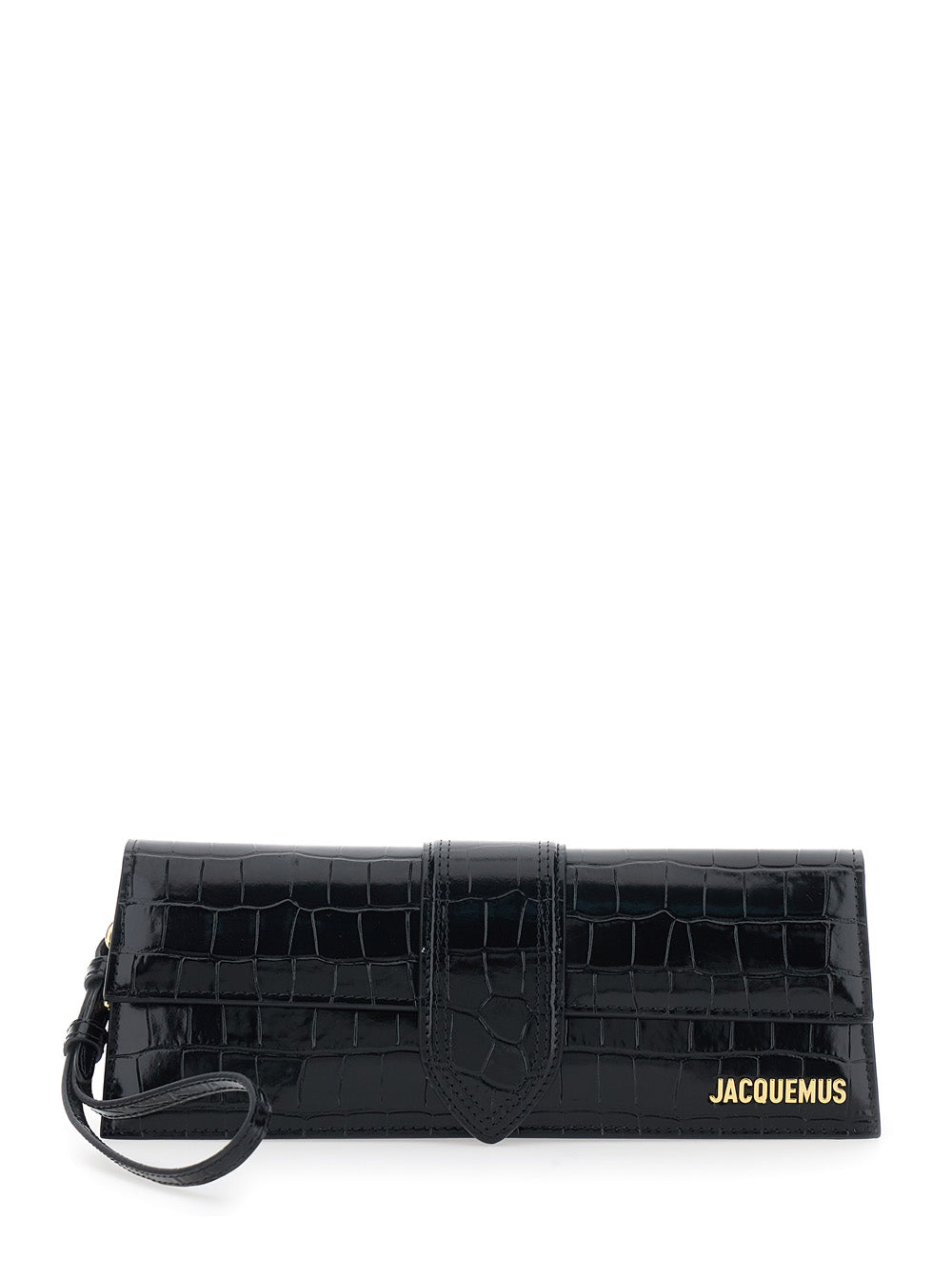 Jacquemus Women The Boy Pouch With Leather Details And Black Unisex Color JACQUEMUS
