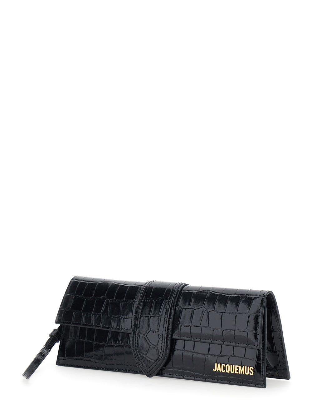 Jacquemus Women The Boy Pouch With Leather Details And Black Unisex Color JACQUEMUS