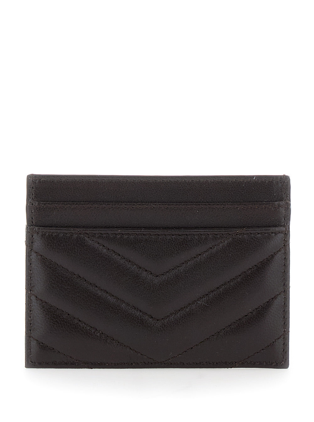 Saint Laurent Women Credit Card Case Agneau Souple Brillant Matelasse SAINT LAURENT