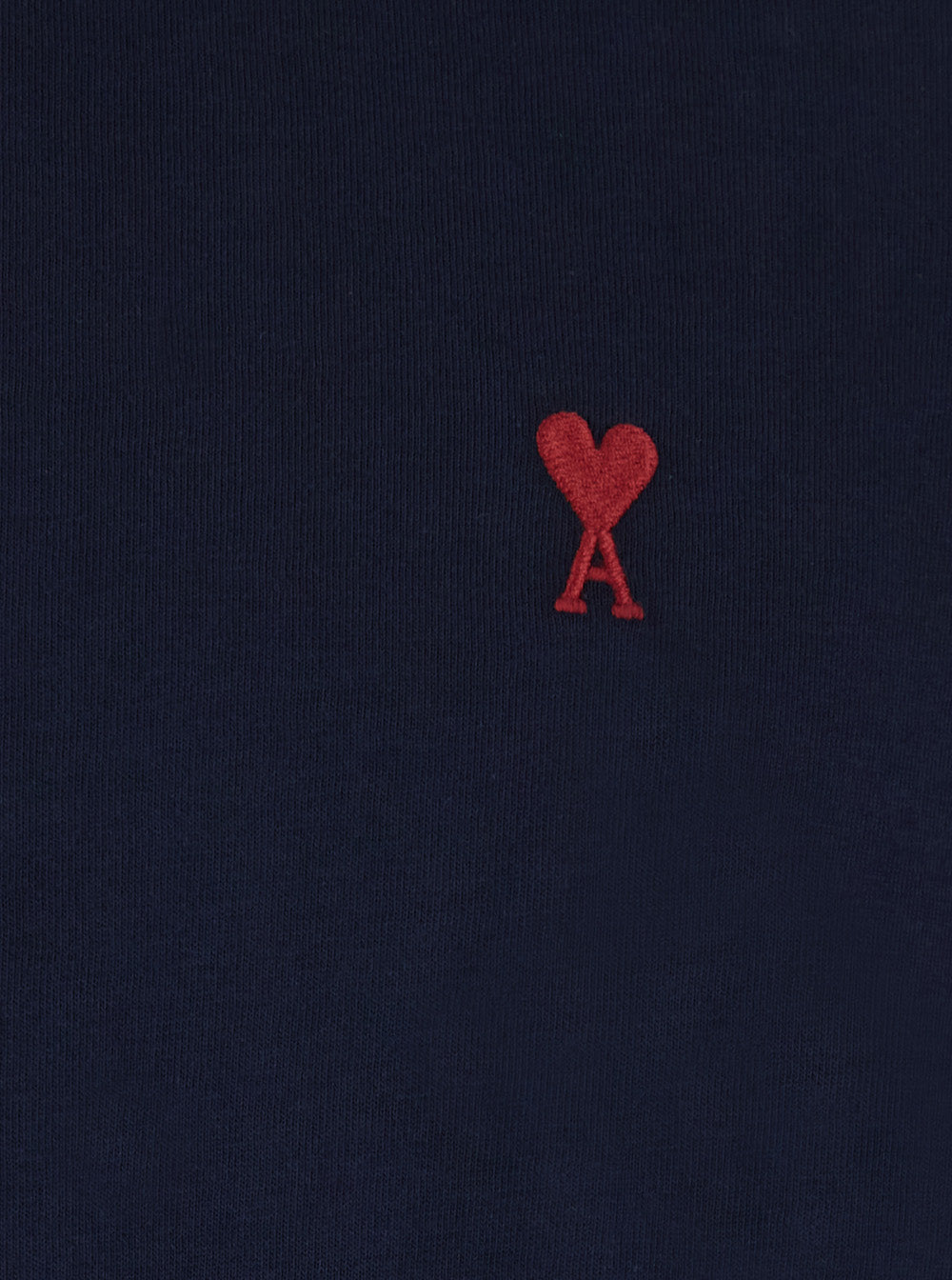 Ami Paris Men Long-Sleeved T-Shirt With Ami De Coeur Logo In Blue Fabric And Unspecified Gender AMI PARIS