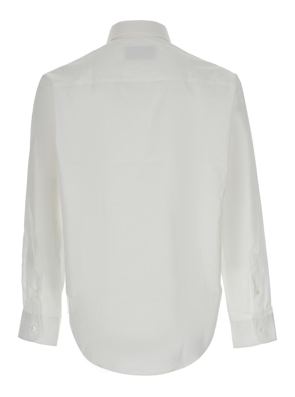 Ami Paris Men Boxy Fit Shirt With Button-Down Collar And Ami De Coeur Embroidery In White Fabric For Women AMI PARIS