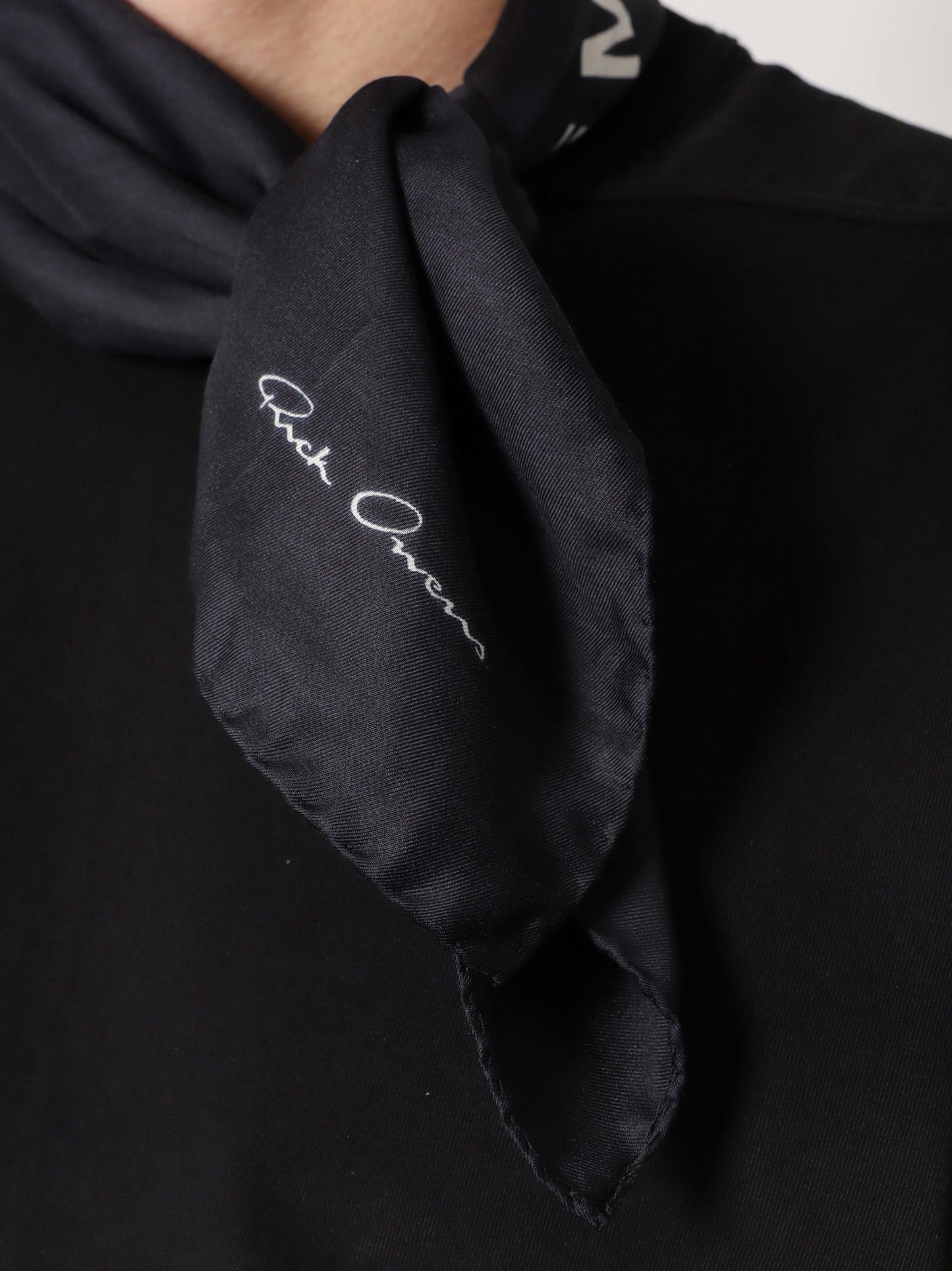 Rick Owens Men Modal And Silk Blend Scarf RICK OWENS