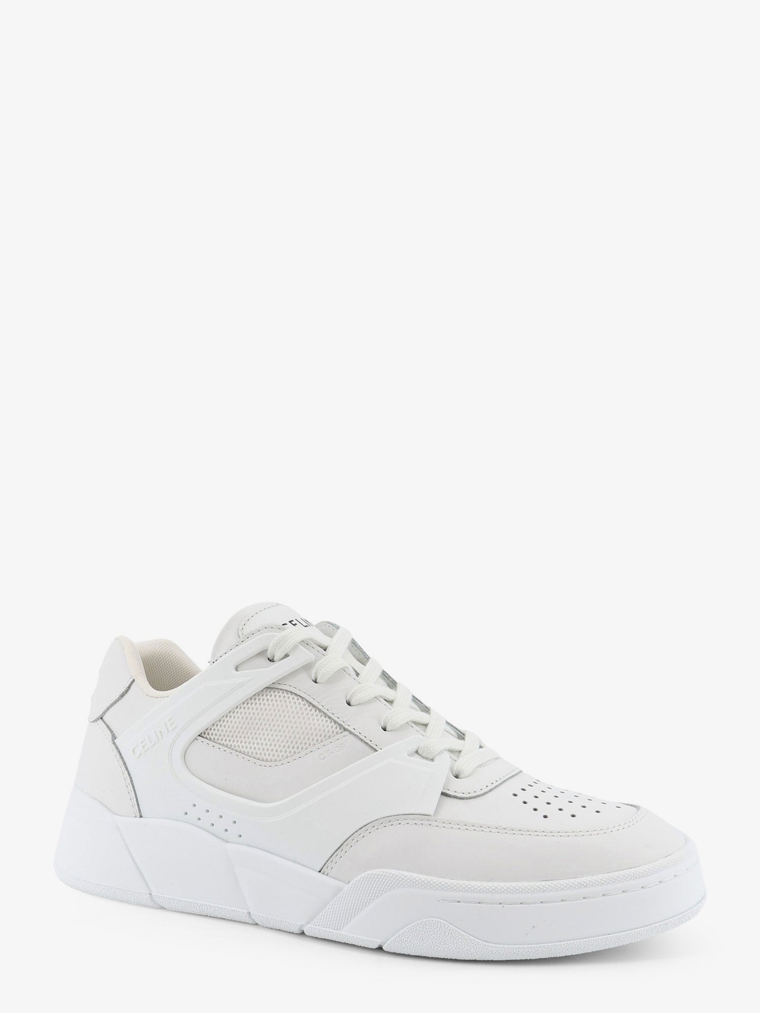 Celine Men Ct-09 Leather Sneakers With Mesh Inserts CELINE