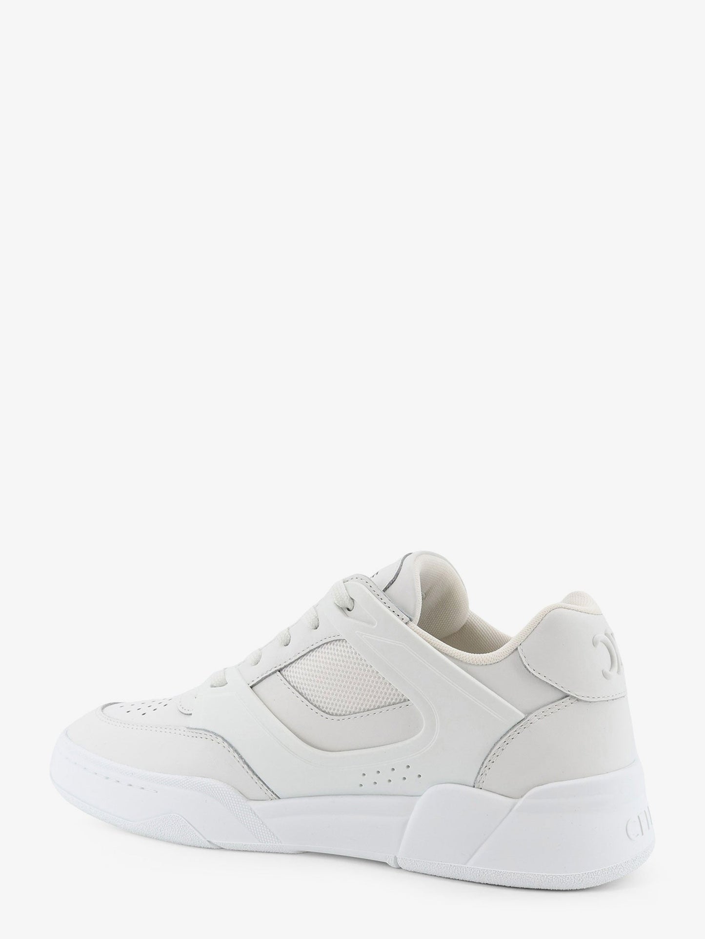 Celine Men Ct-09 Leather Sneakers With Mesh Inserts CELINE