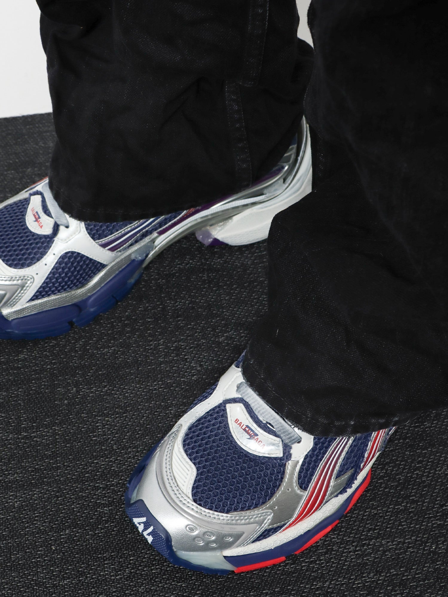Balenciaga Men Mesh And Nylon Runner Sneakers BALENCIAGA