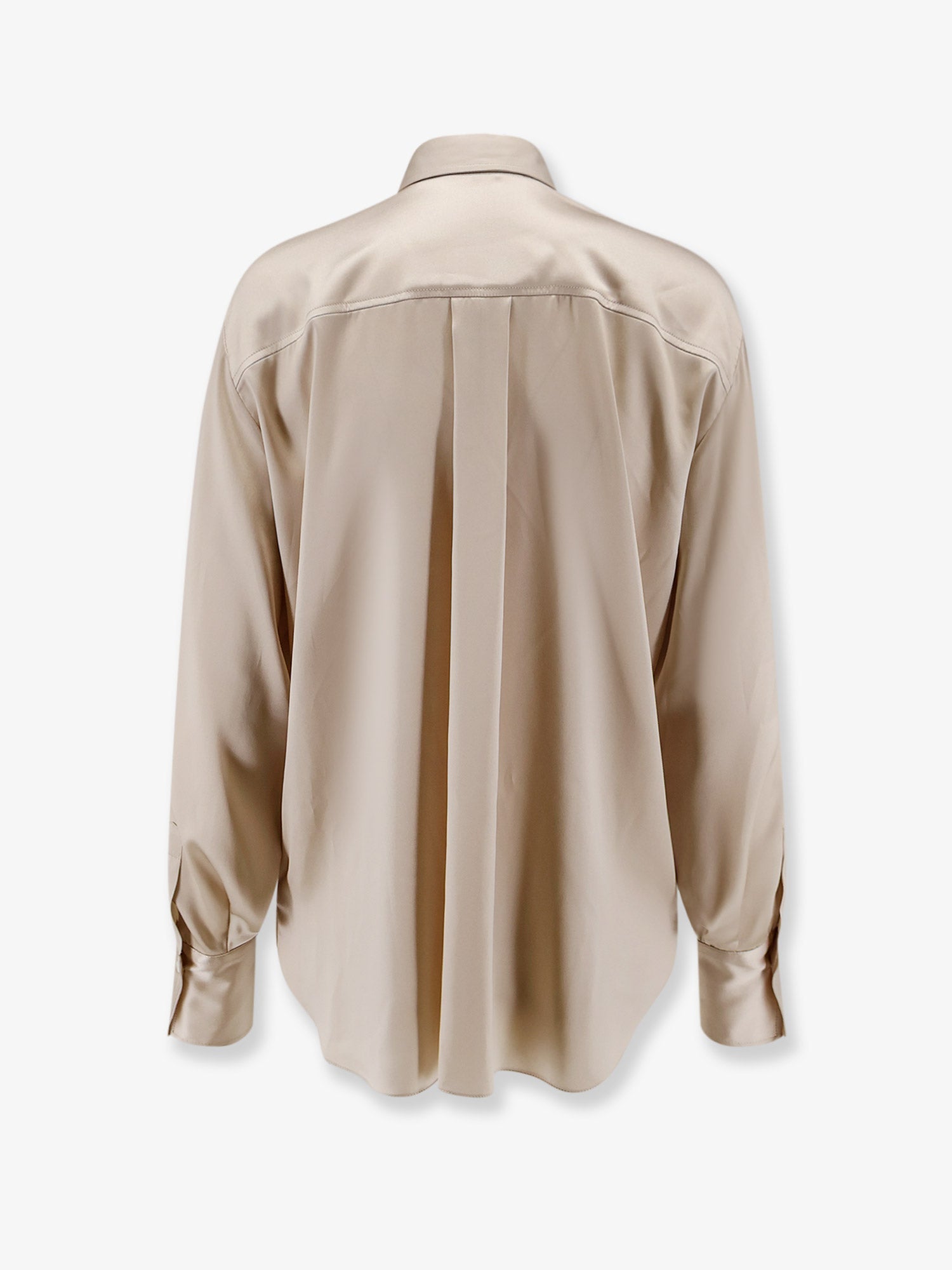 Brunello Cucinelli Women Silk Shirt With Monili Detail BRUNELLO CUCINELLI
