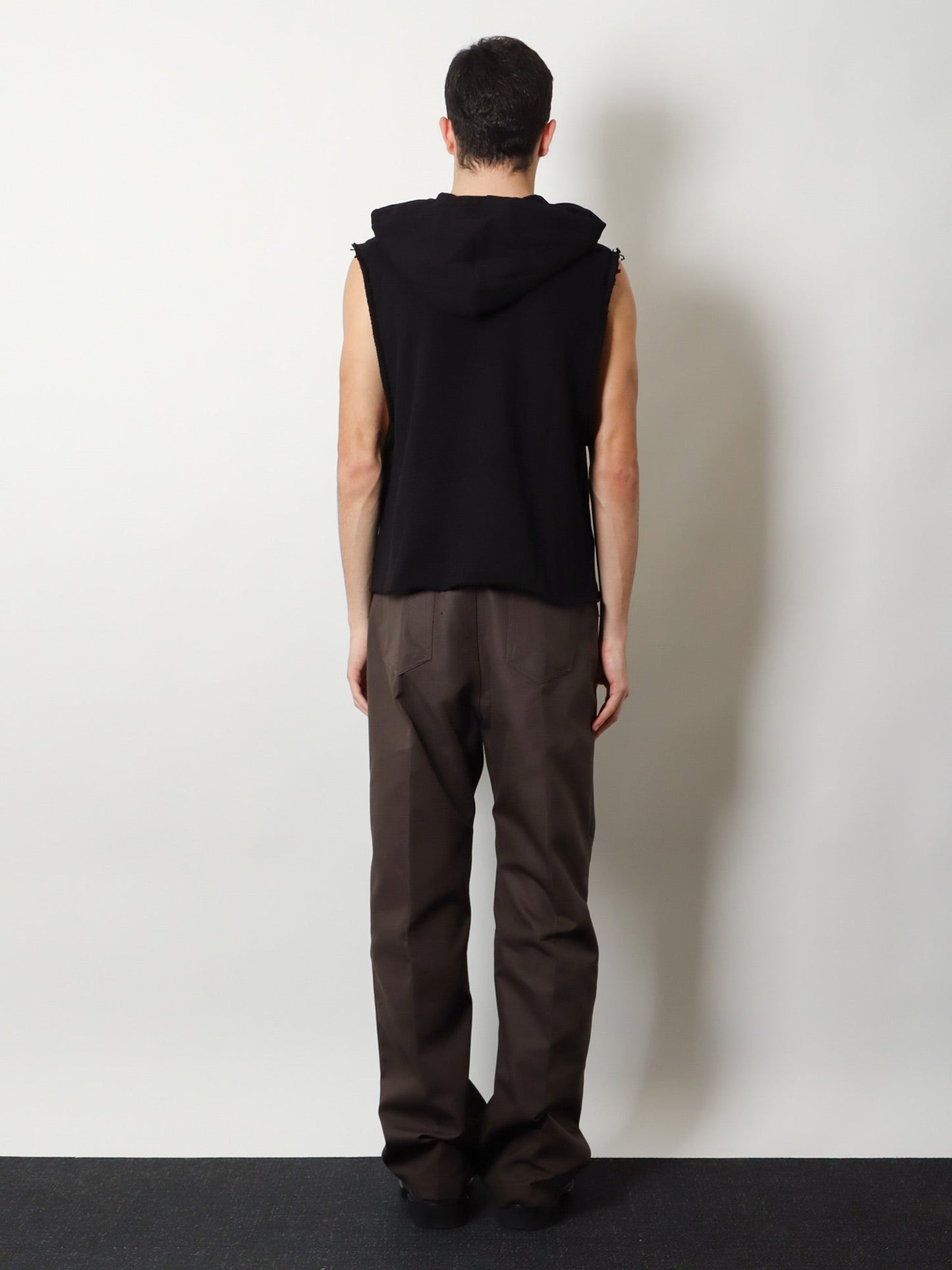Rick Owens Men Sleeveless Organic Cotton Sweatshirt RICK OWENS