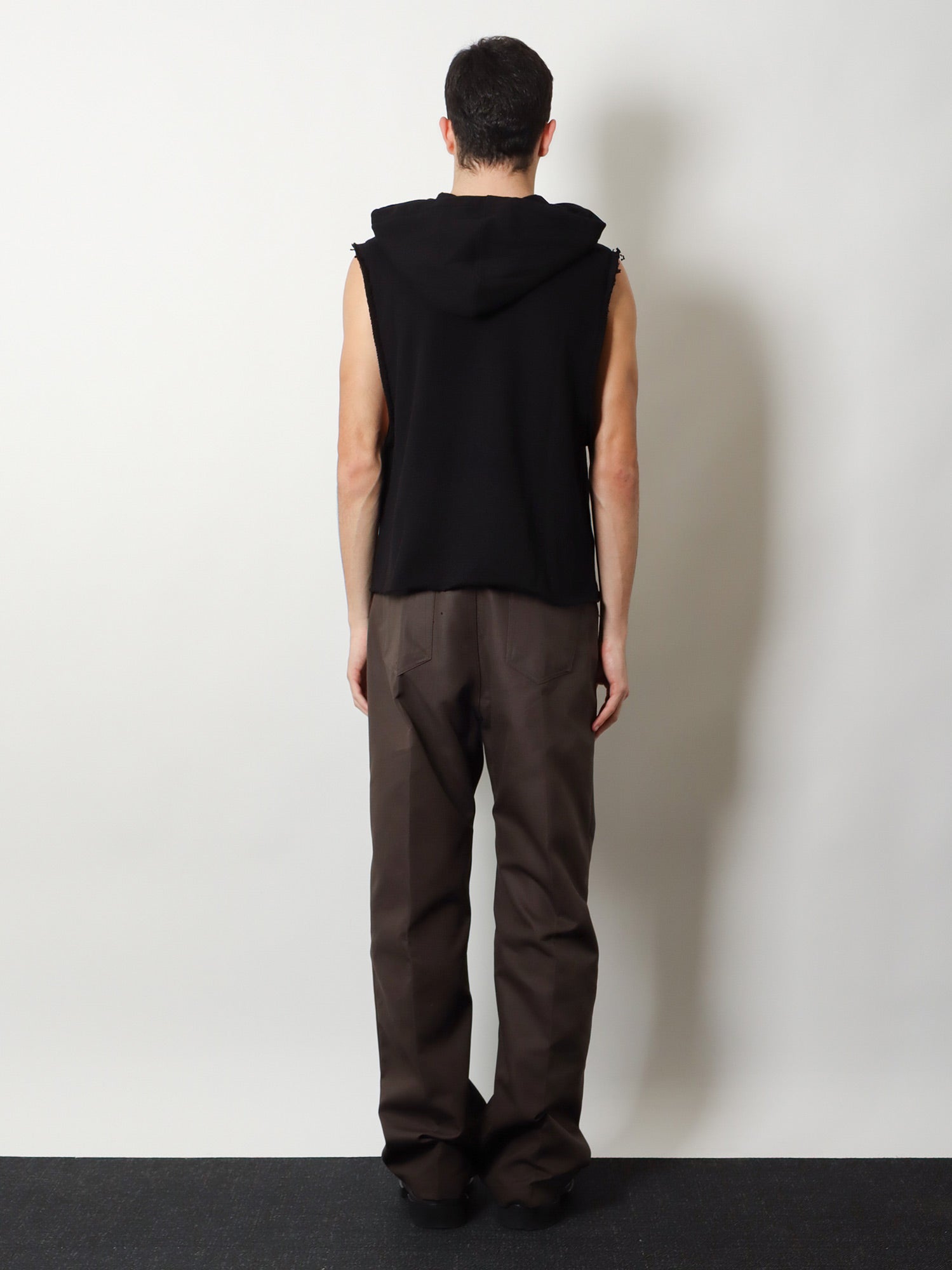 Rick Owens Men Sleeveless Organic Cotton Sweatshirt RICK OWENS