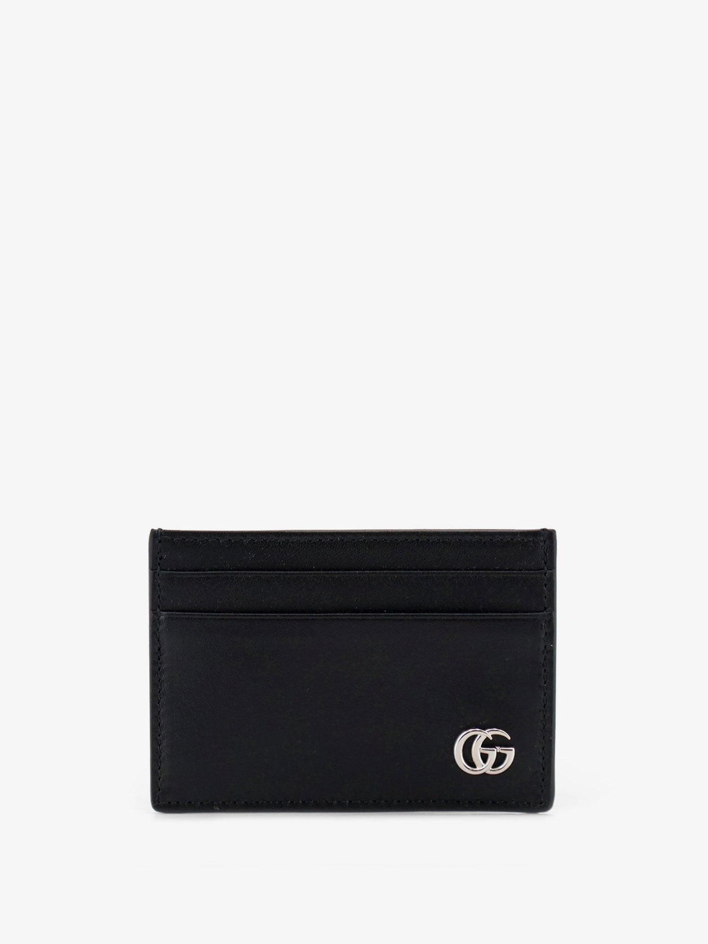 Gucci Men Gg Marmont Leather Card Holder With Money Clip GUCCI