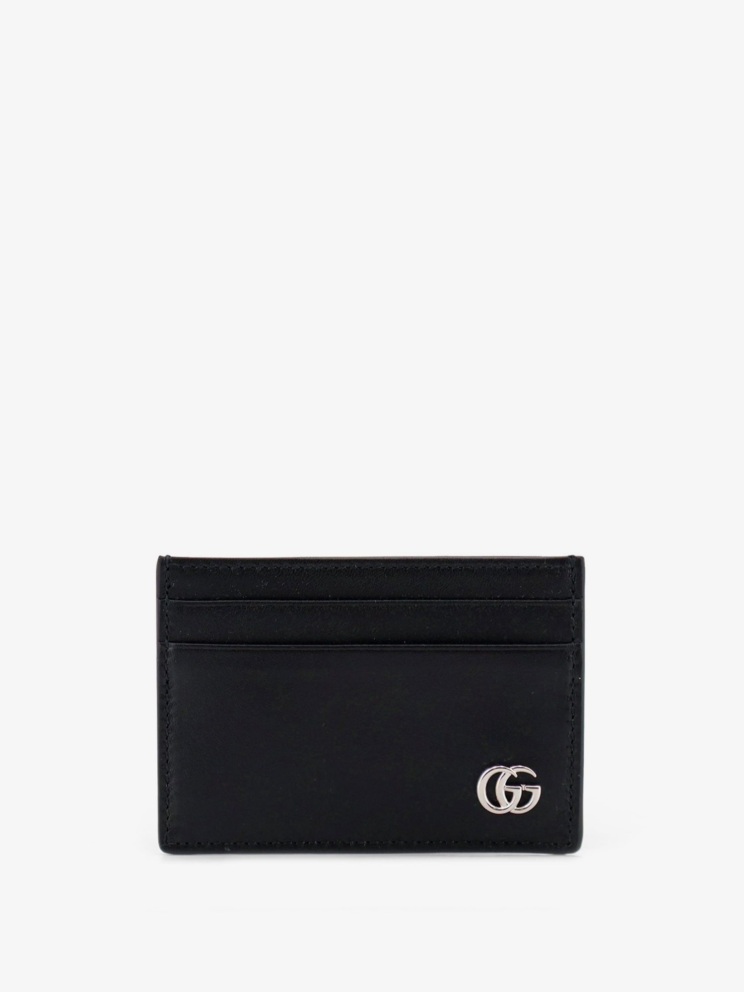 Gucci Men Gg Marmont Leather Card Holder With Money Clip GUCCI