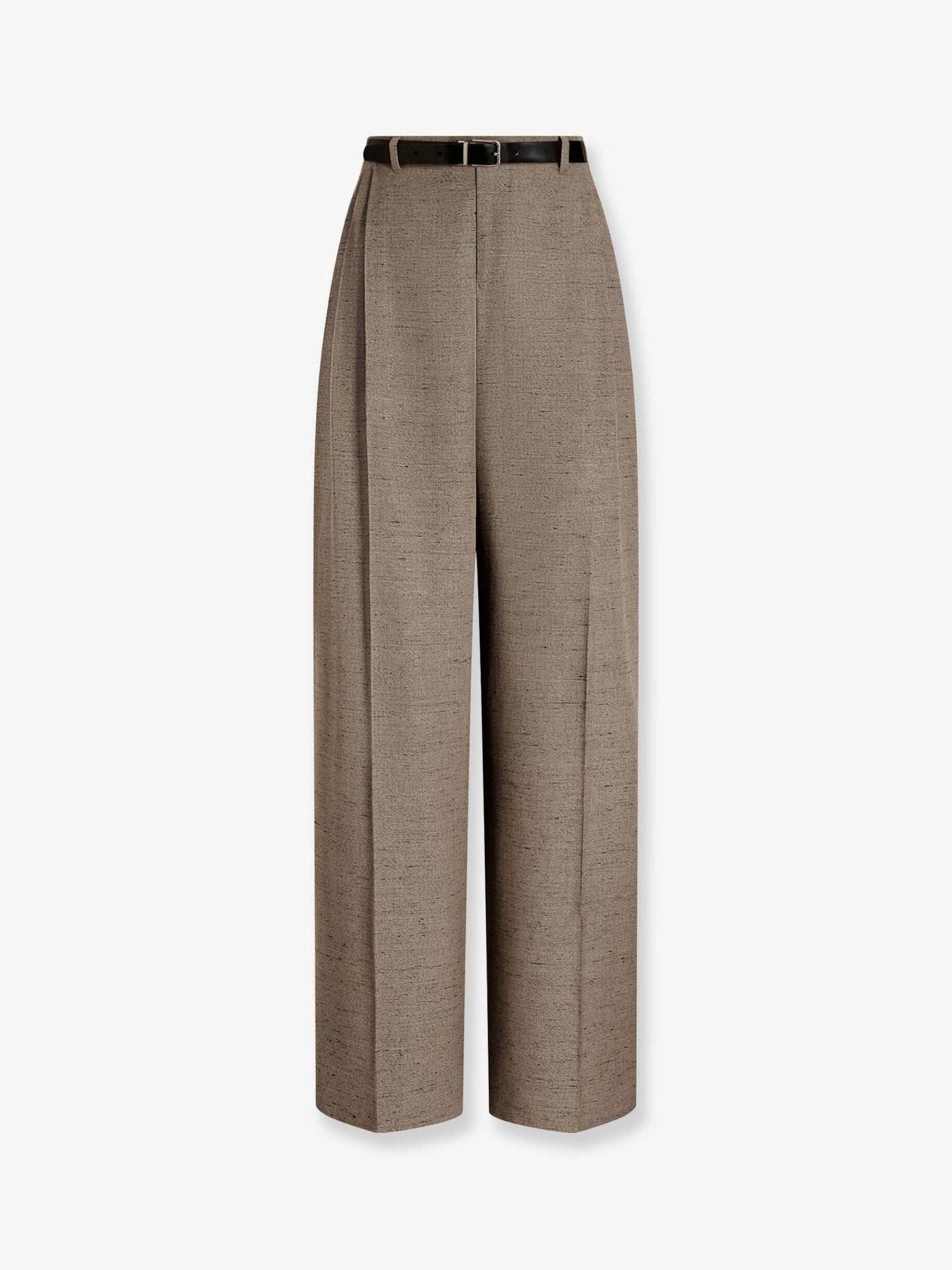 Dolce & Gabbana Women Melange Trousers With Belt DOLCE & GABBANA