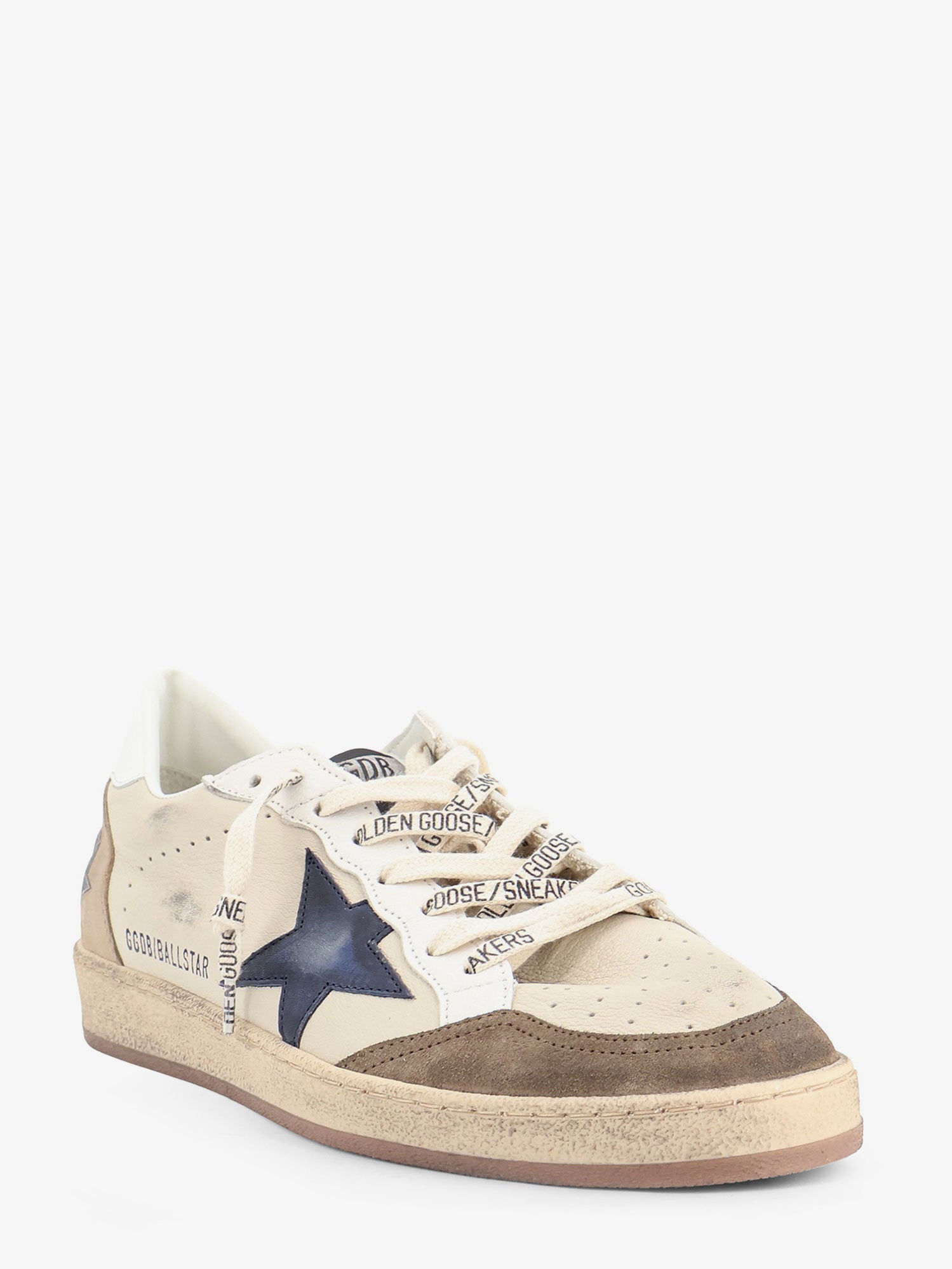 Golden Goose Deluxe Brand Men Leather Ballstar With Iconic Side Logo GOLDEN GOOSE